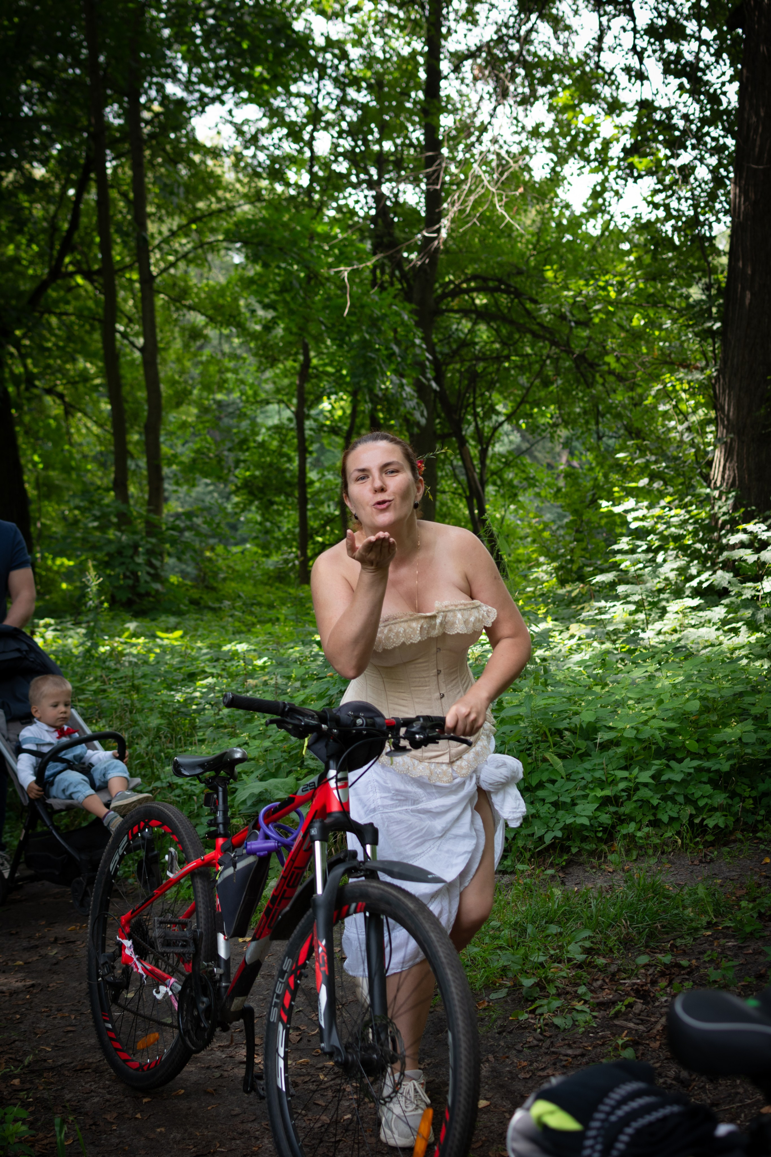 «Леди на велосипеде» — велопробег по г. Жуковскому 2025. Репортажный фотограф Сыбер Мартти