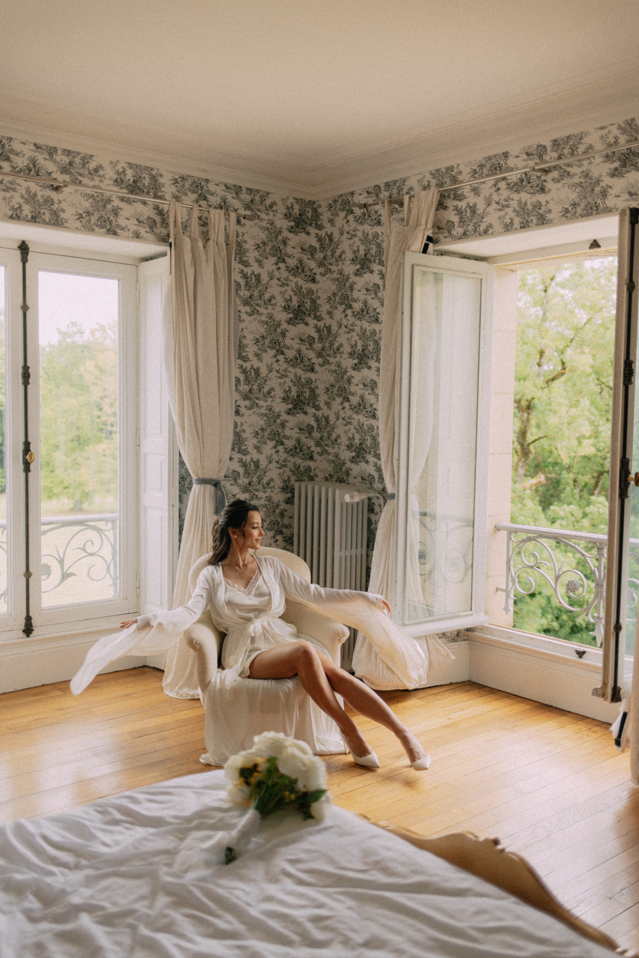 Pendant la pluie. Photographe à Paris