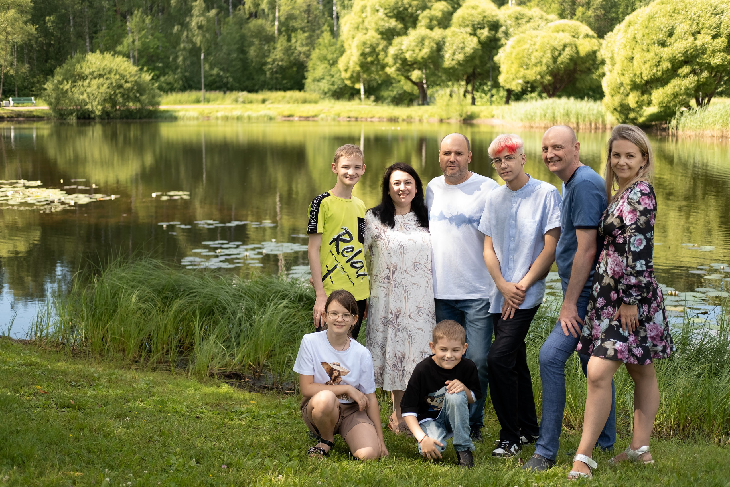 Семейная фотосессия (прогулки и студии). Семейный и женский фотограф в Санкт-Петербурге