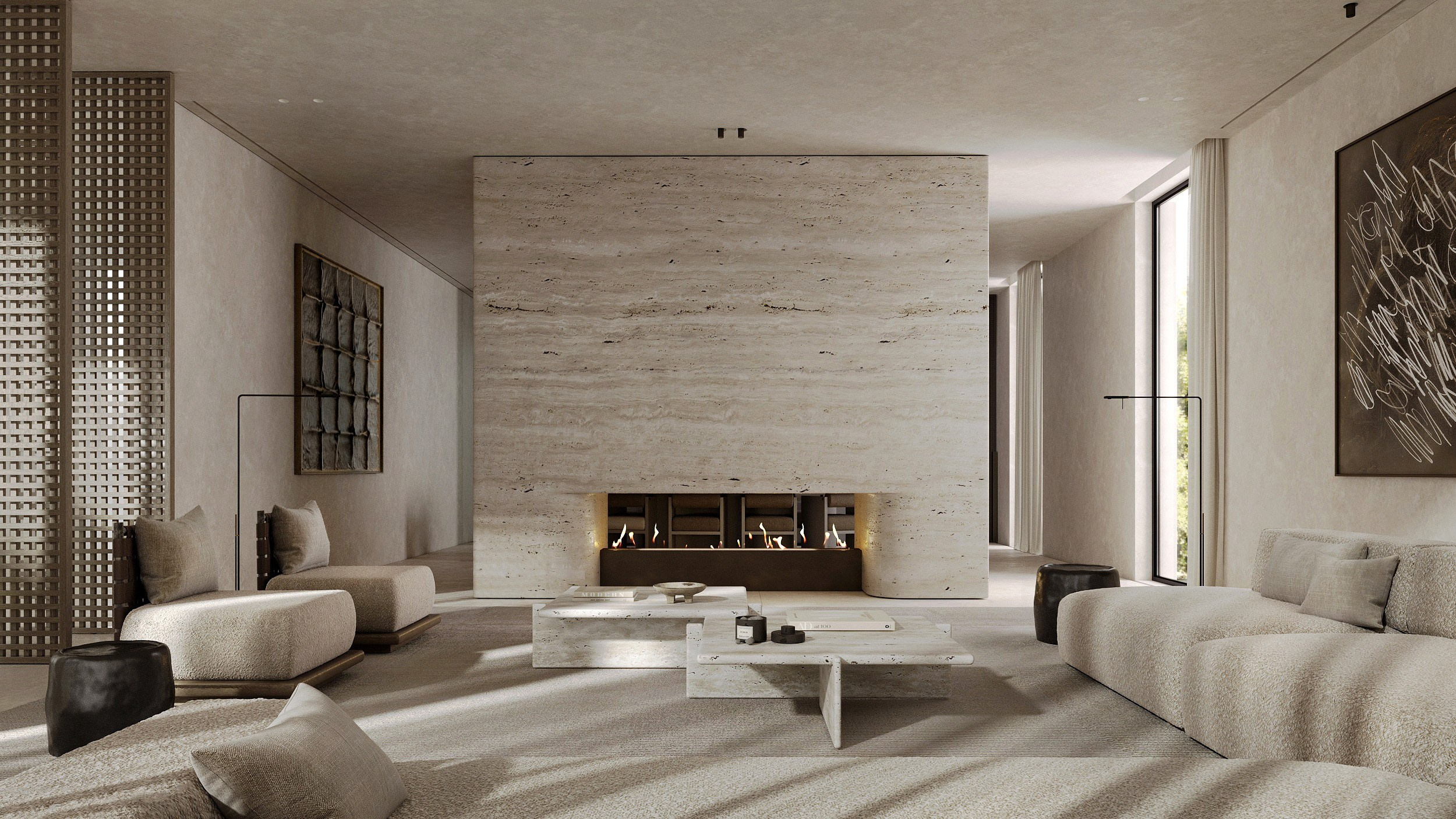 Villa N-94. Interior visualization