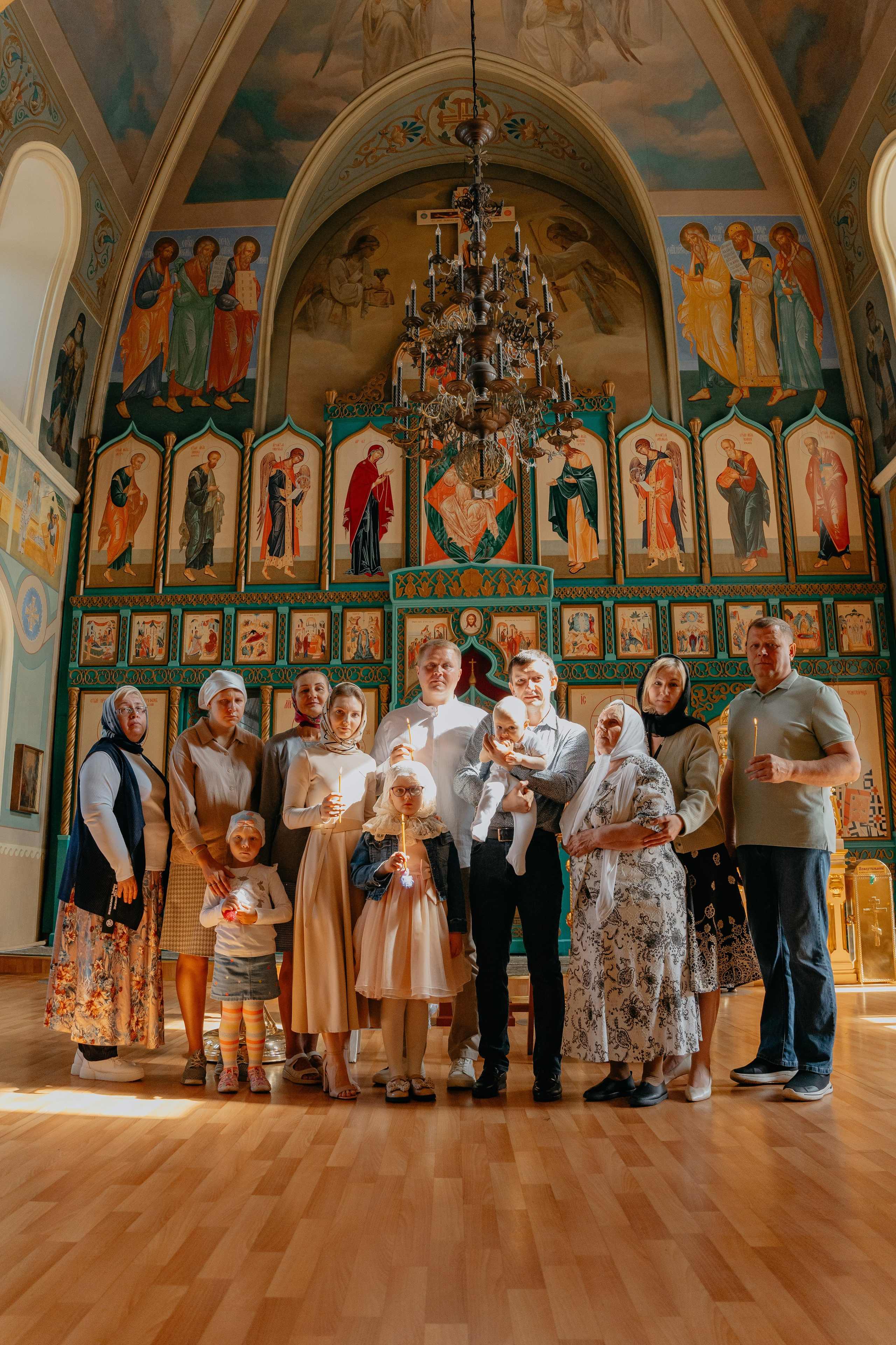 Таинство крещения в Трифоновом Монастыре