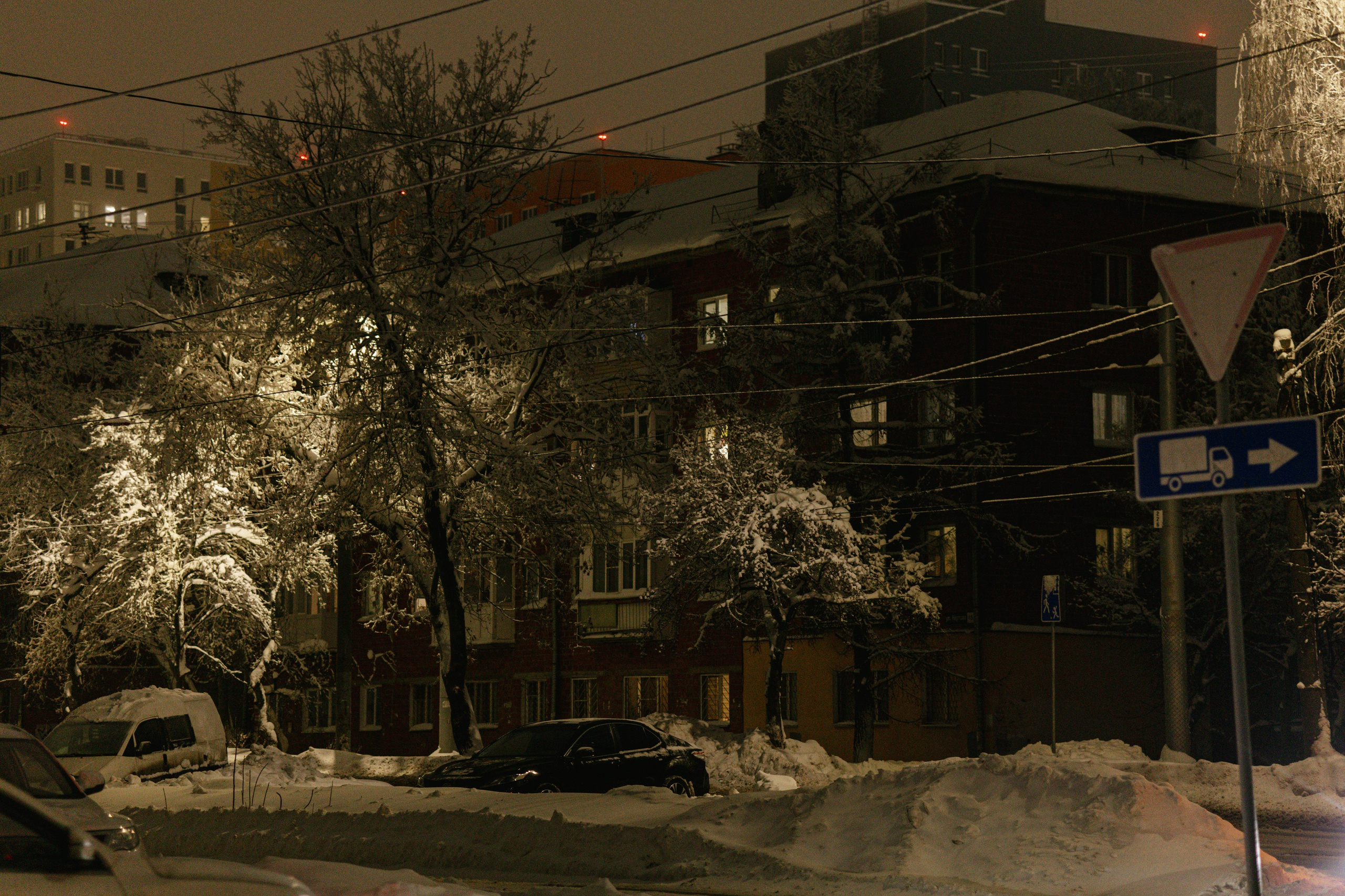 Город зимой. Фотограф Эльмира Лин