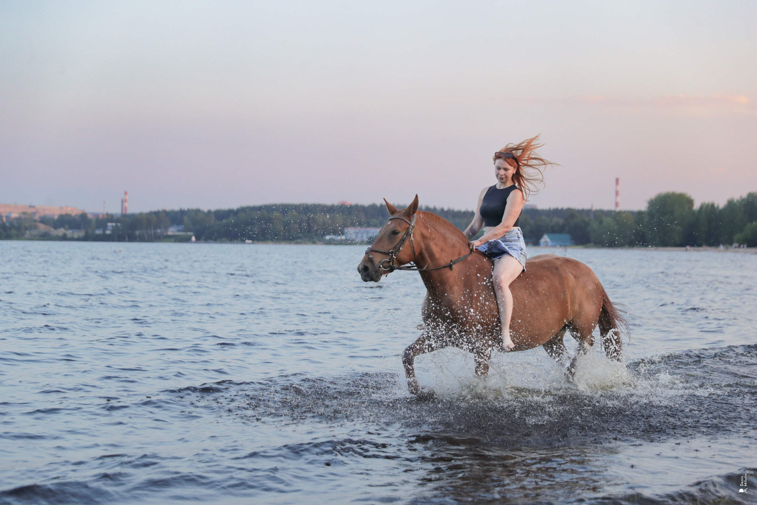 Фото с лошадьми. Портретный фотограф Денис Милютин
