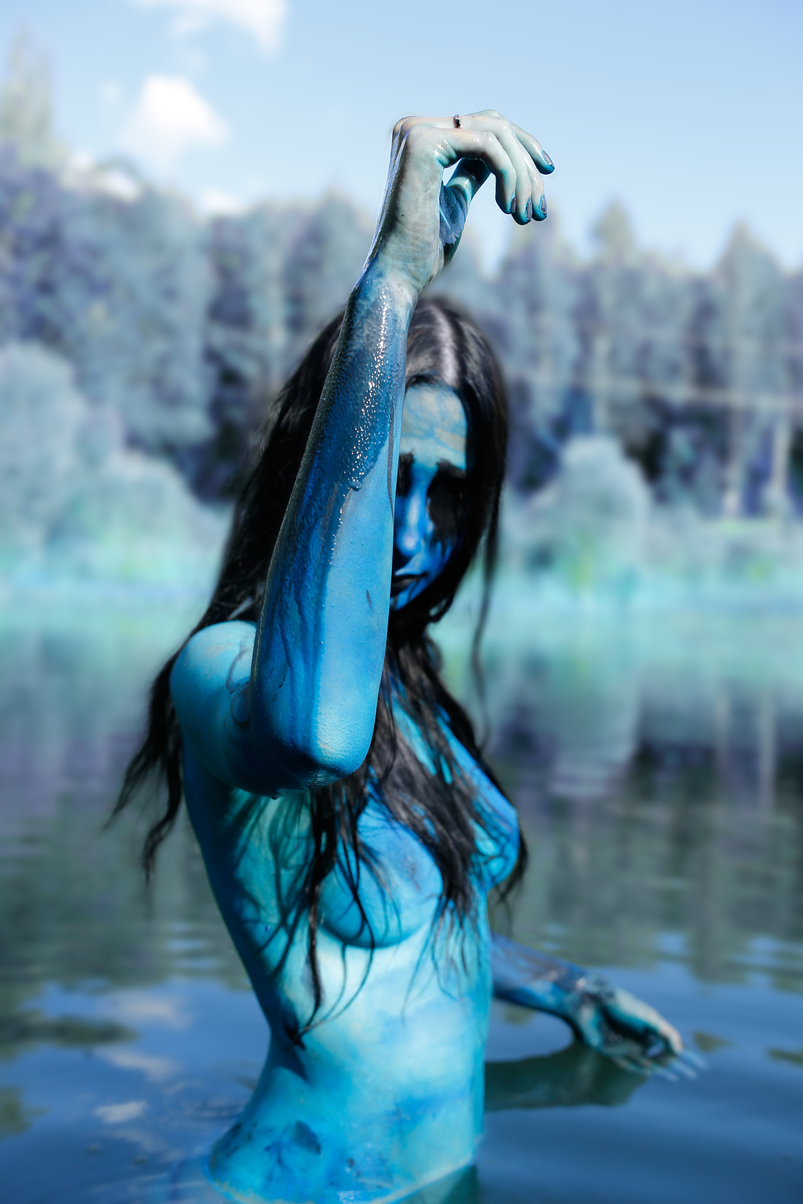 Бодиарт и грим. Художественная и эмоциональная съёмка в Москве