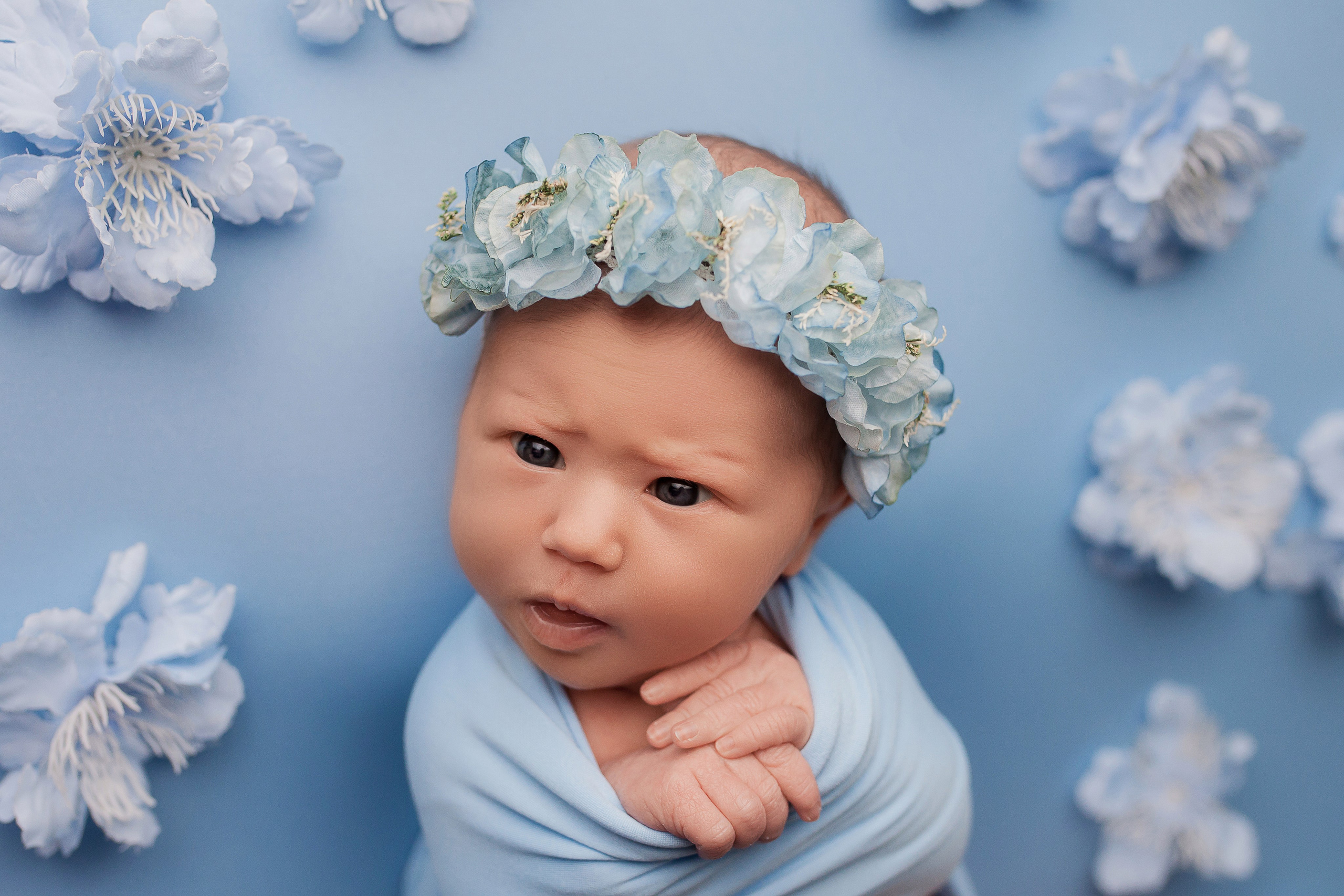 Василина, 8 дней. Фотограф новорожденных в Новокузнецке Анна Горошникова
