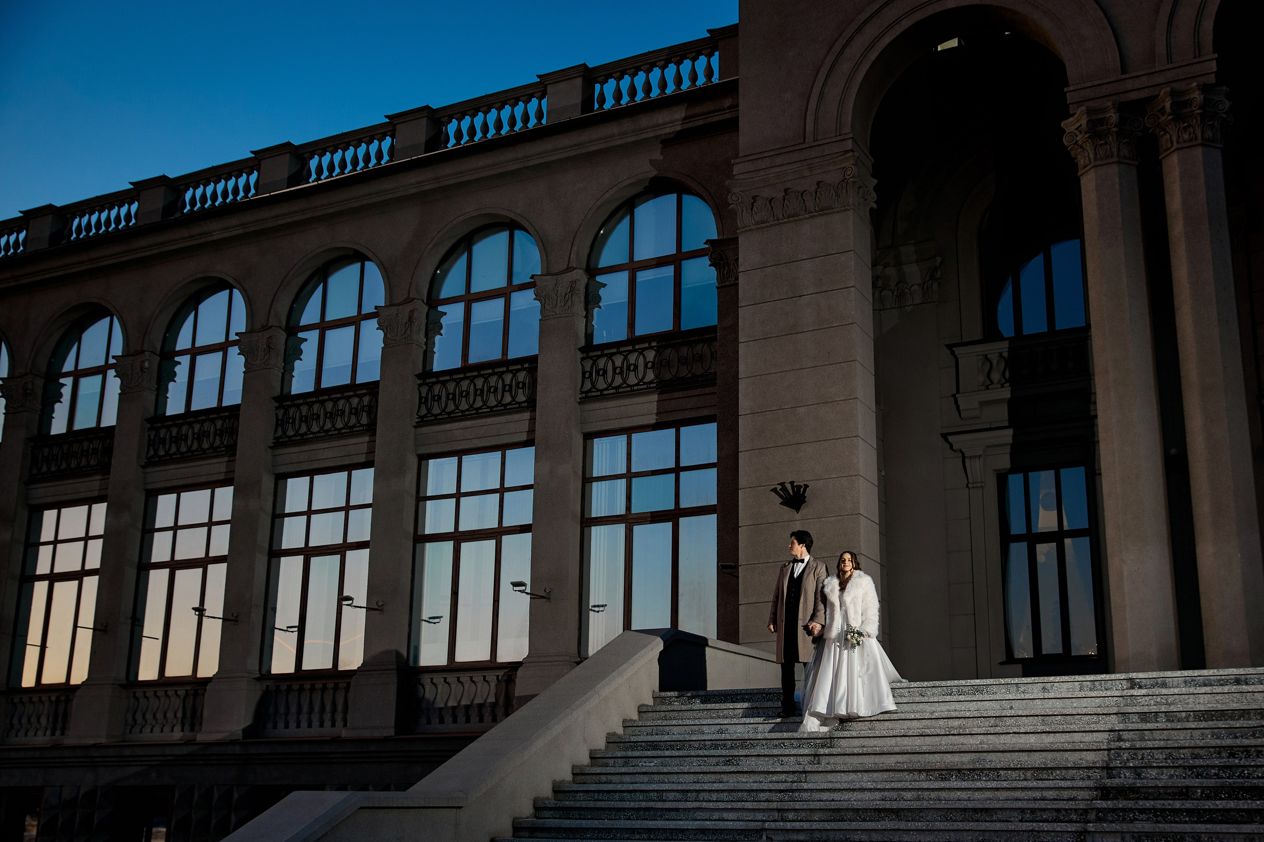 Мороз и Солнце. Свадебный фотограф в Красноярске Владимир Ятмасов