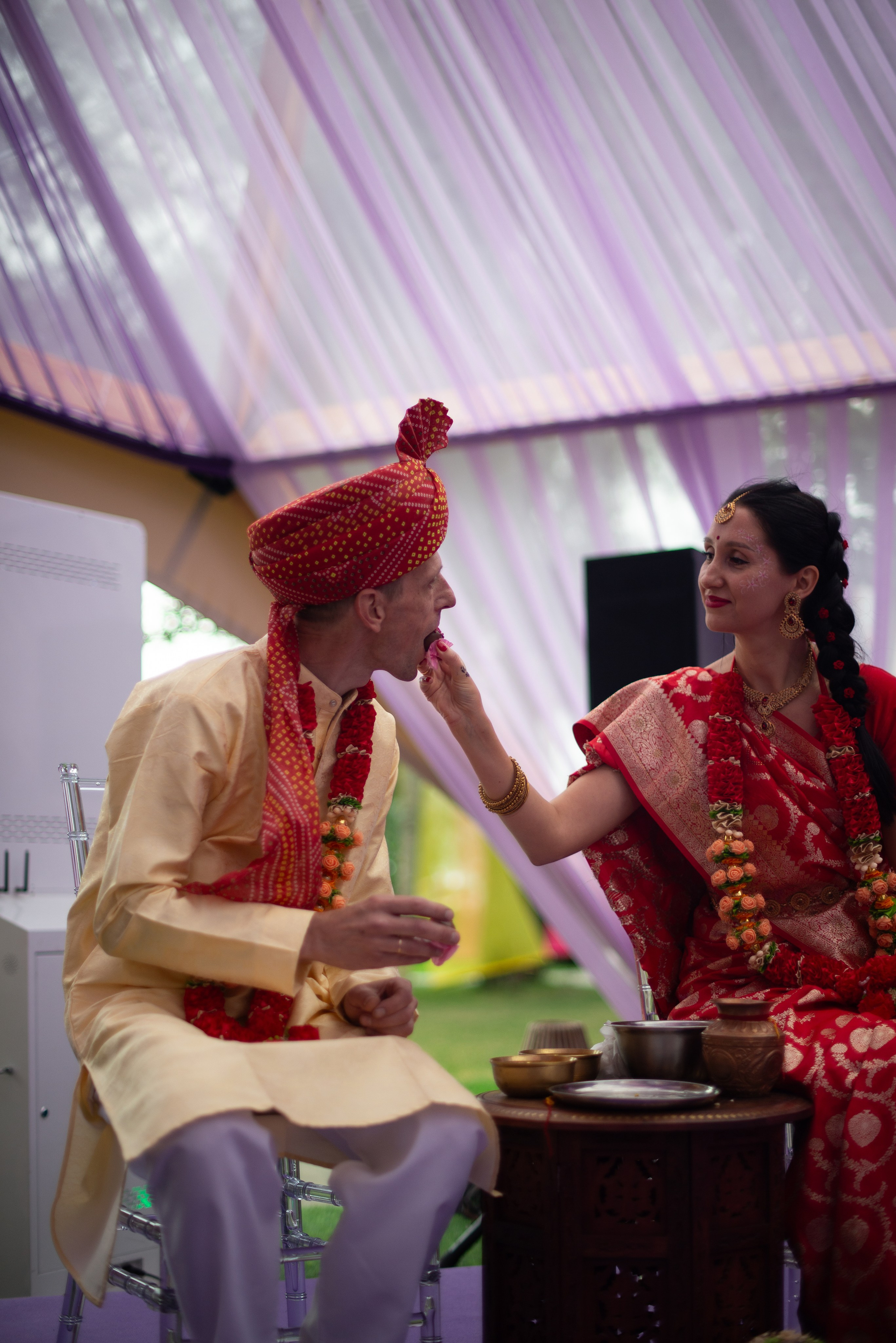 Свадьба в ведической традиции на фестивале День Индии 2025. Victoria Radjevna Репортажный Фотограф — Видеограф Москва • Санкт-Петербург