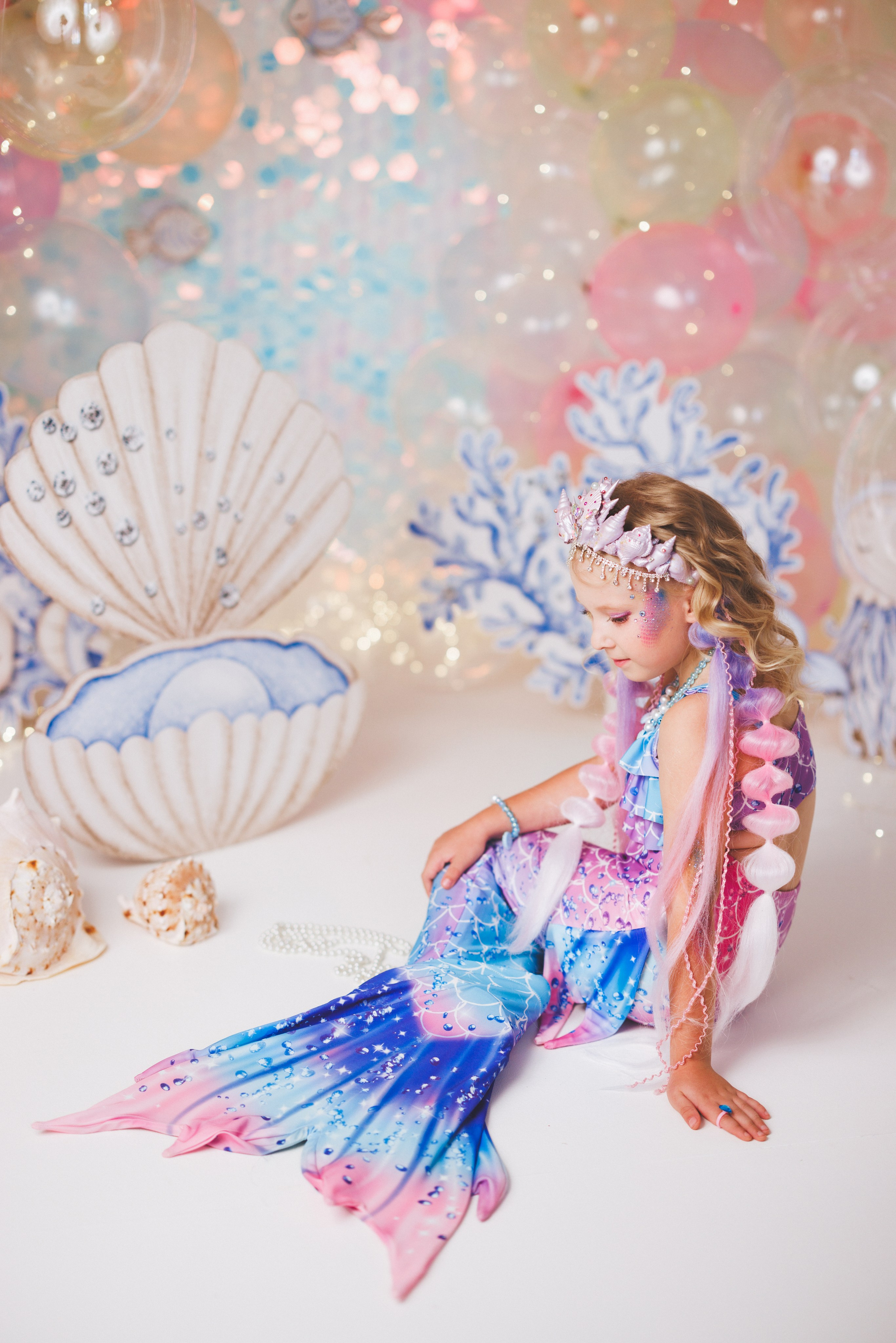 Детская фотосессия в образе «РУСАЛОЧКА», город Краснодар. Семейный и детский фотограф в Краснодаре Анна Трашкова