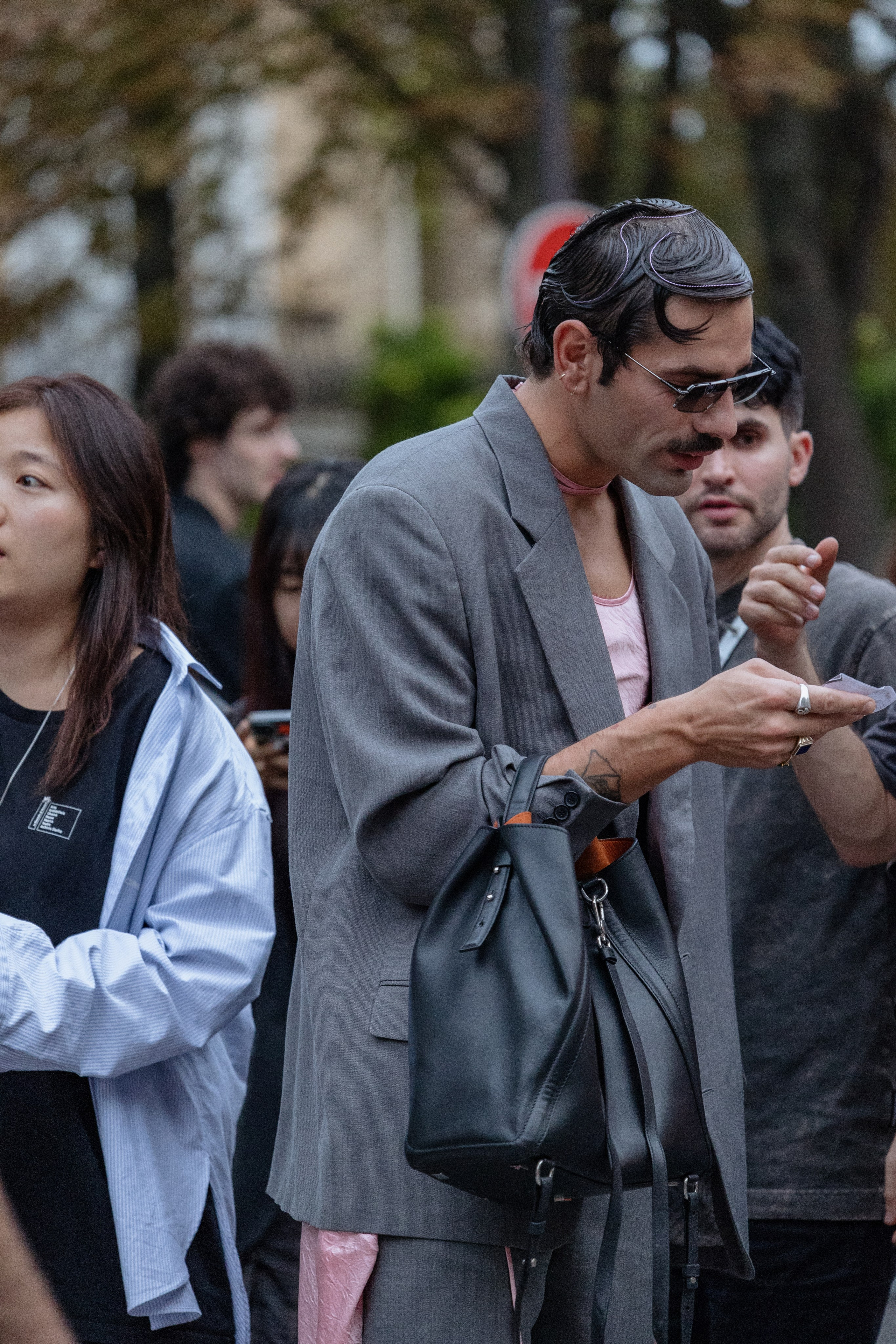 PFW SPRING SUMMER 2024 ACNE STUDIOS. Photographer in Milan Ivan Goncharov