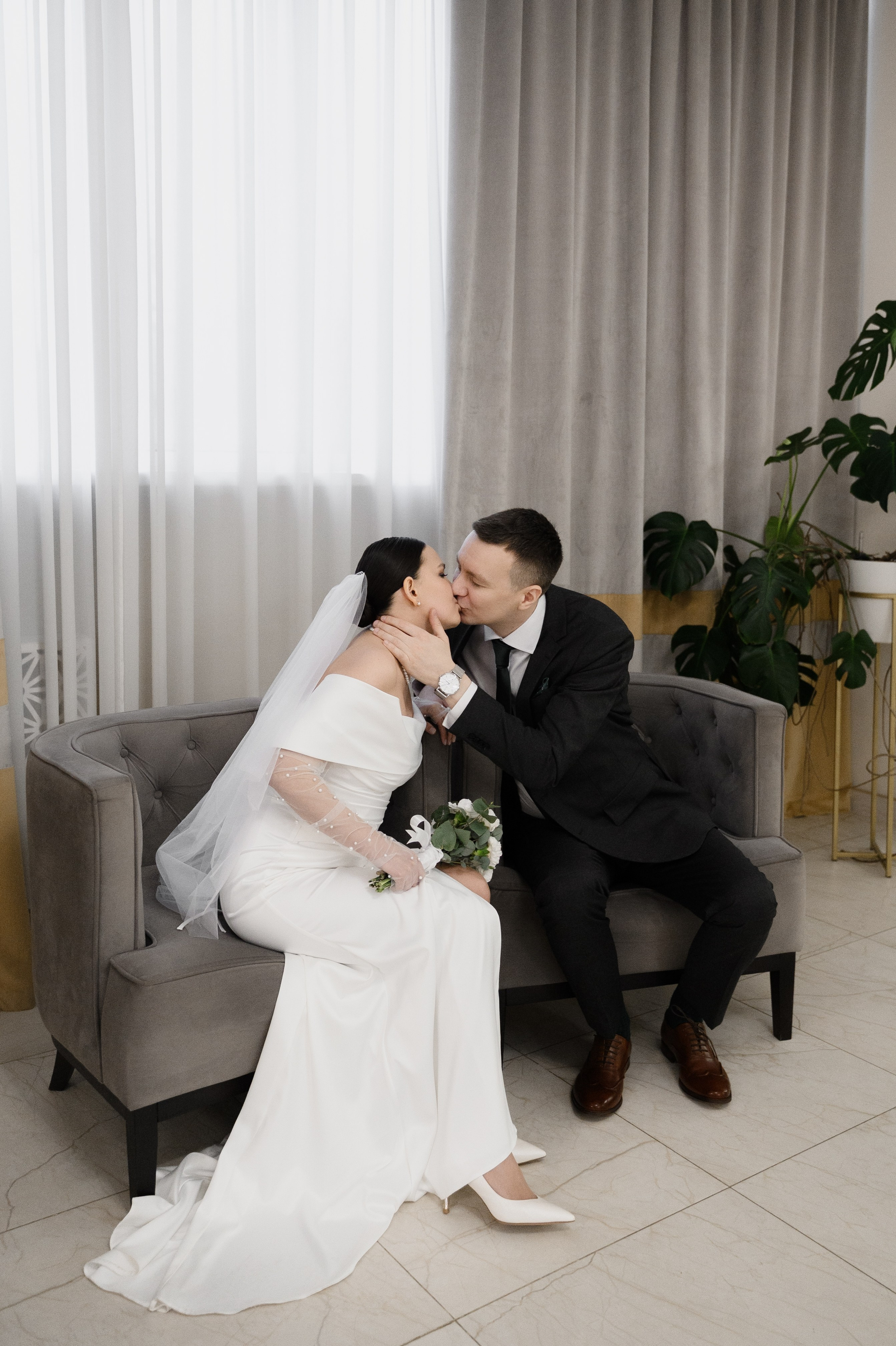 Наталья и Андрей. Савеловский загс. Свадебный фотограф Колотовкина Валентина Москва