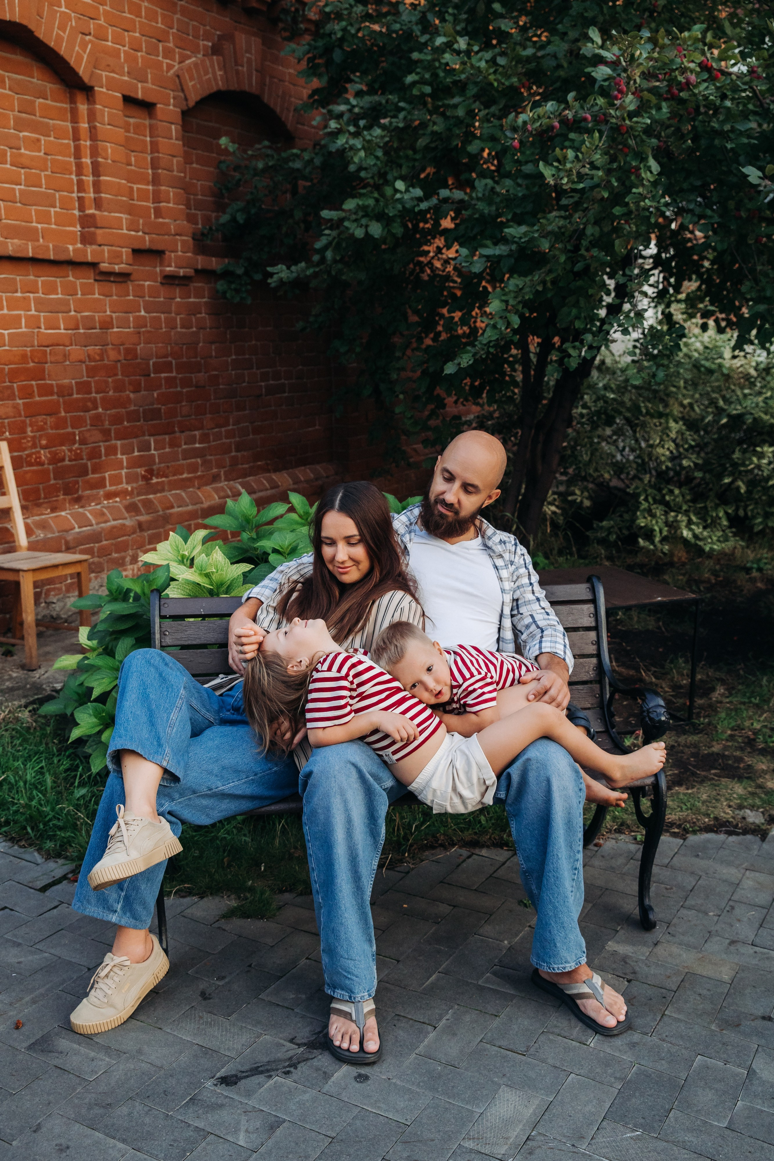 Лёша Полина Тая Ваня. Семейный и свадебный фотограф Viva Photo