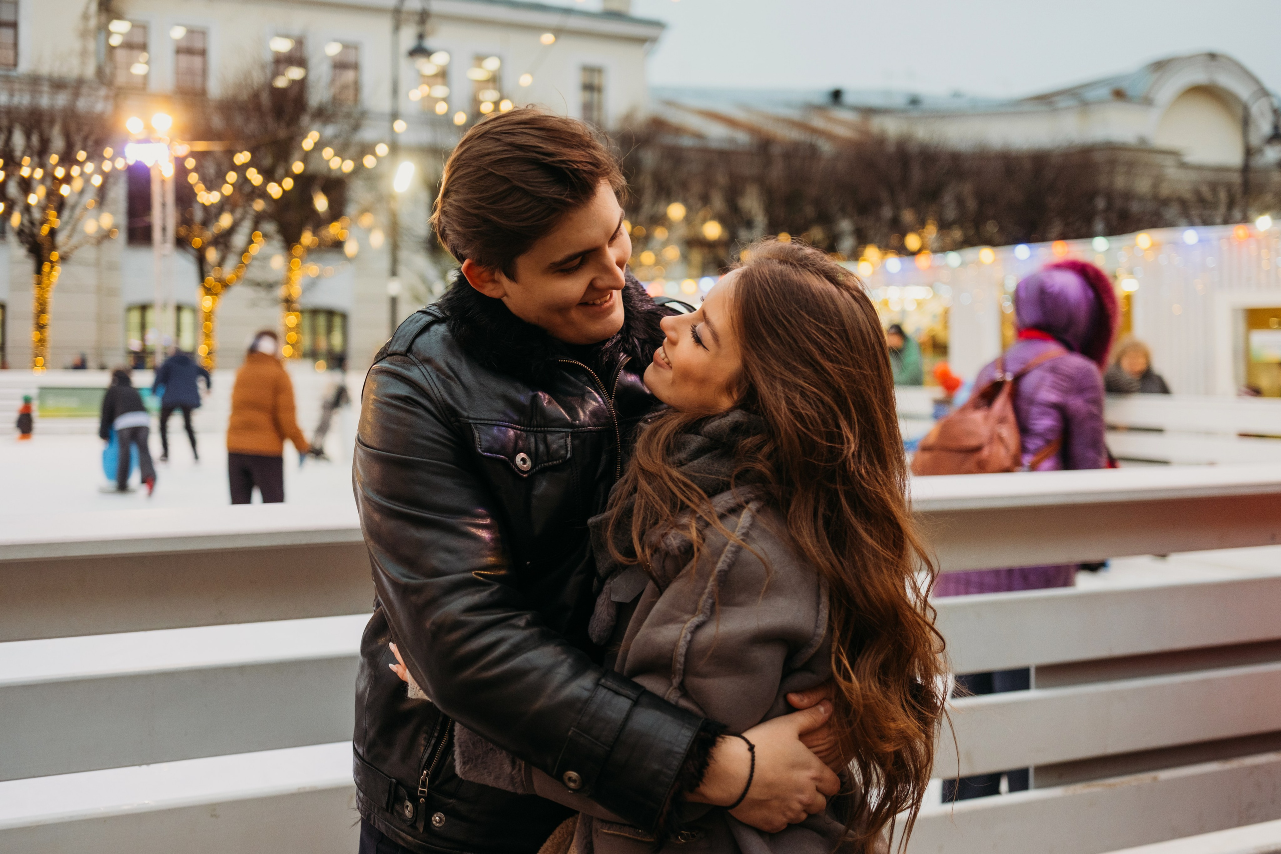 Аня и Даня: новогодняя прогулка. Семейный и детский фотограф в Санкт-Петербурге