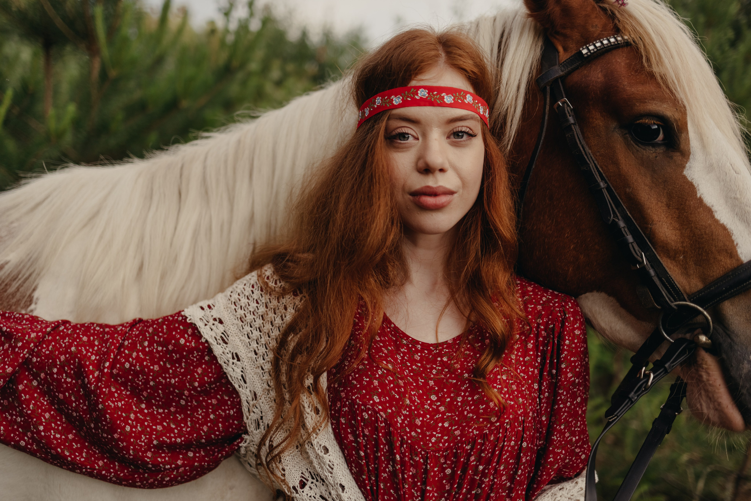 Фотоистория Кристина с лошадкой. Семейный и детский фотограф Оля в Тюмени