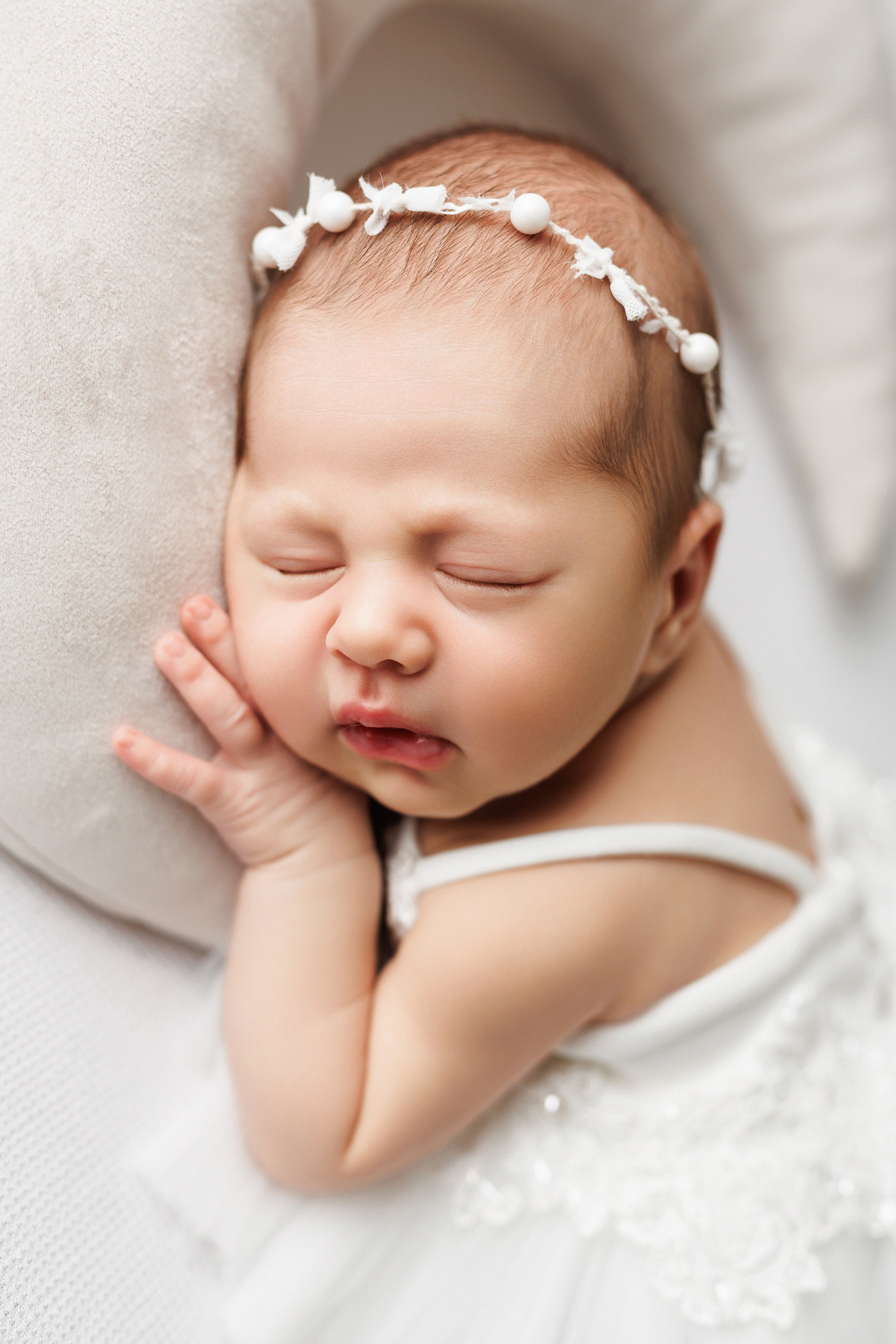 Василиса 23 дня. Фотограф новорождённых Newborn Москва