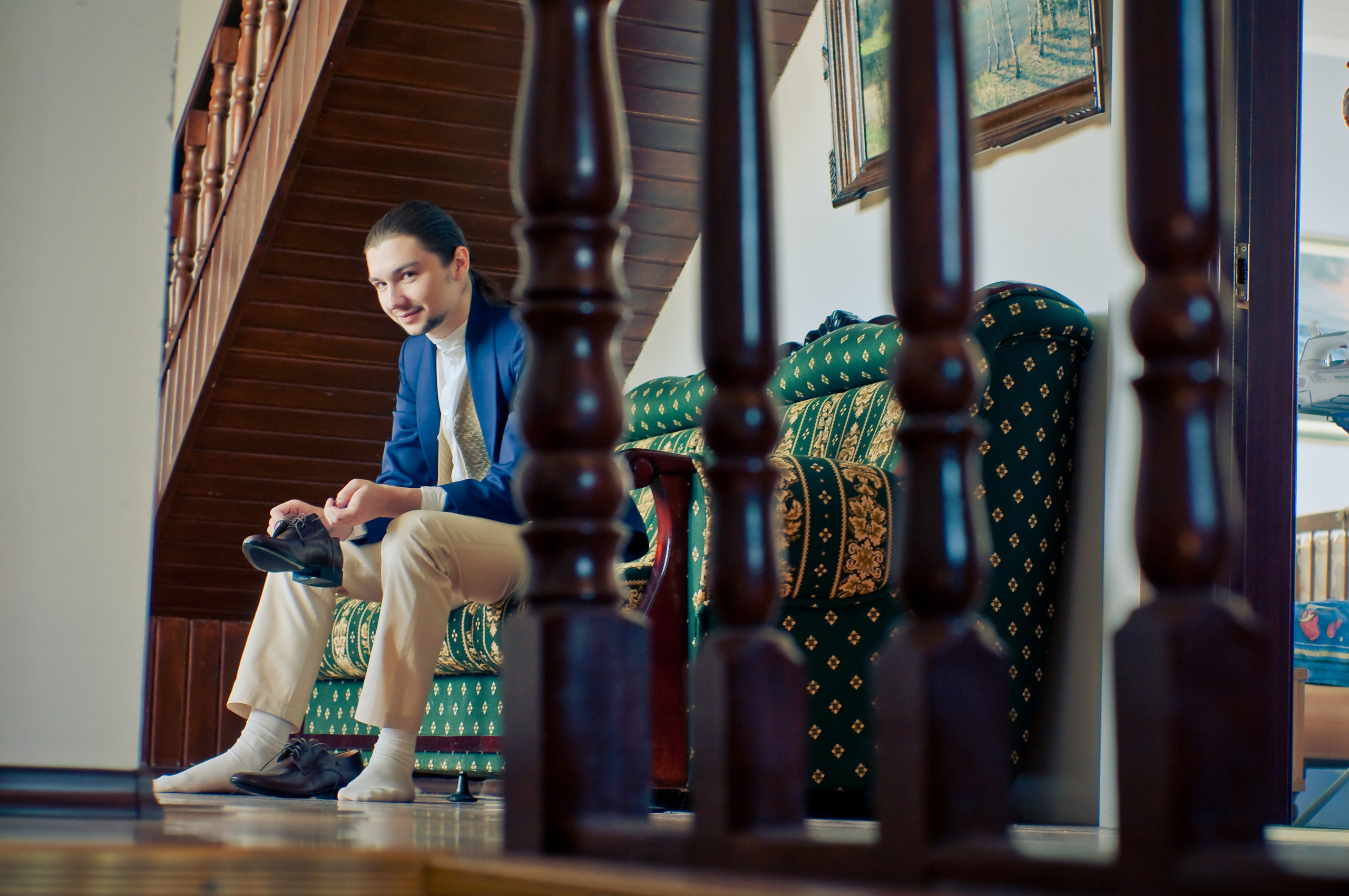 Оттенки синего. Фотограф Алиса Канцибер. Москва. Портрет, семейное фото, свадьбы