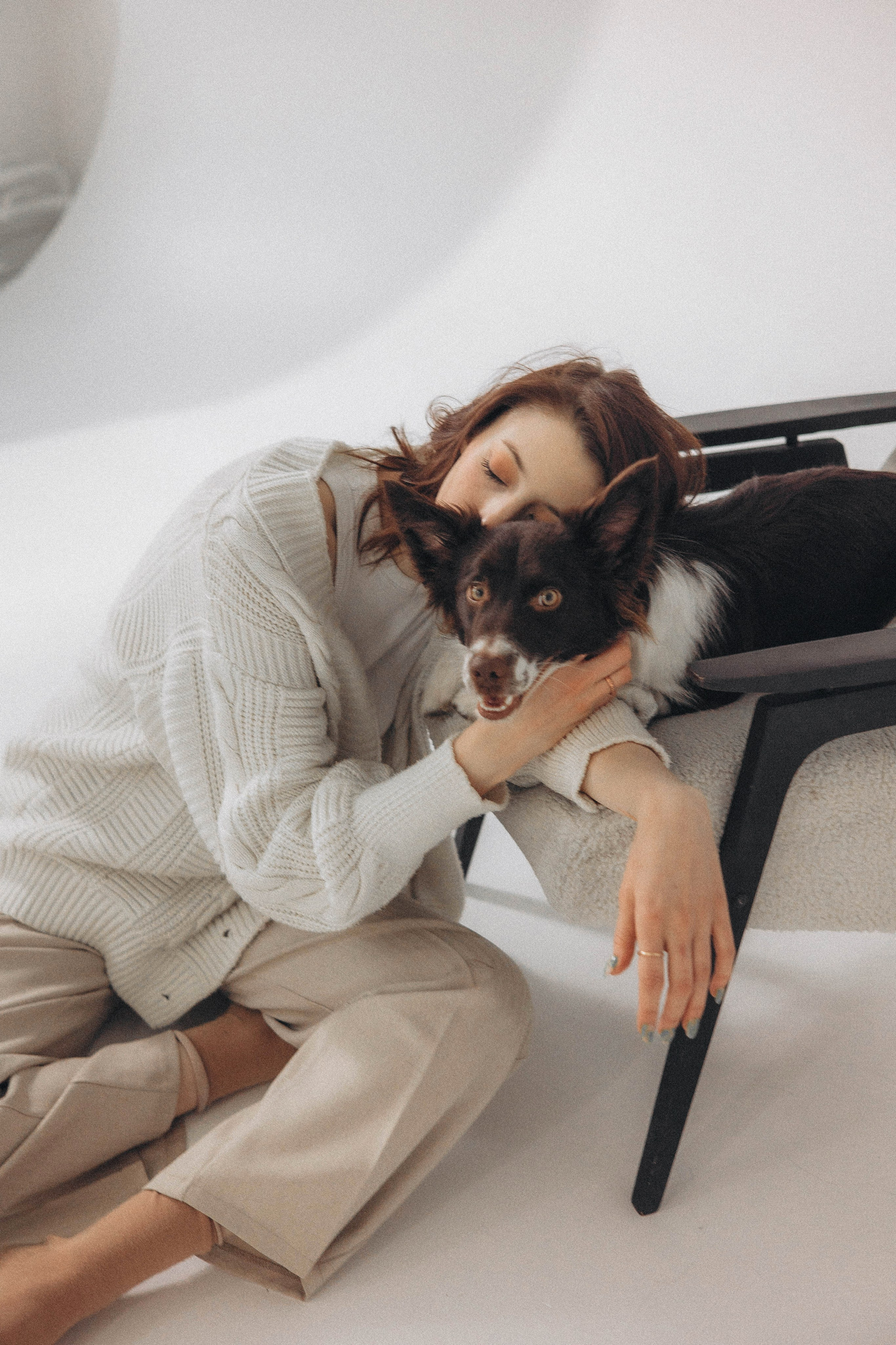 Алена и Гвендолин. Фотограф-анималист Богданова Полина