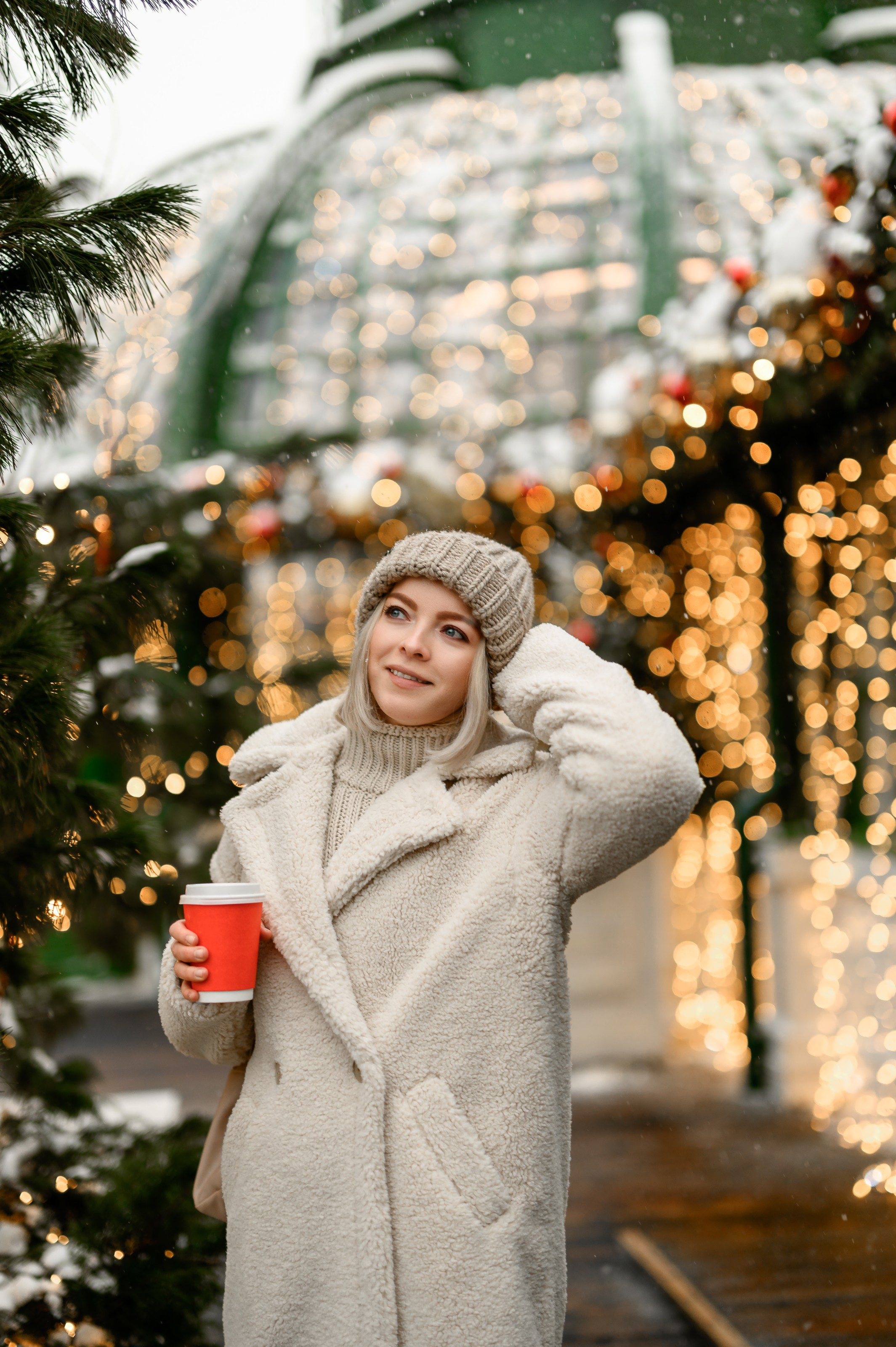 Новогодняя фотосессия на Тверской площади. Semerlina.ru