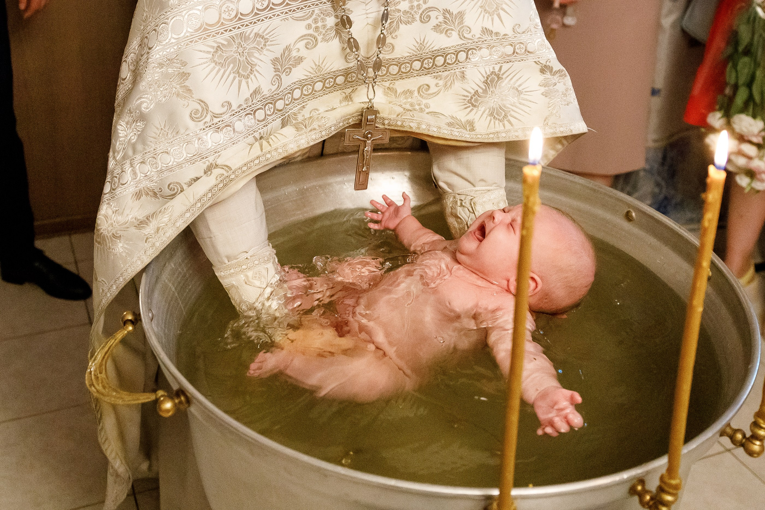 Таинство крещения. Фотограф Москва