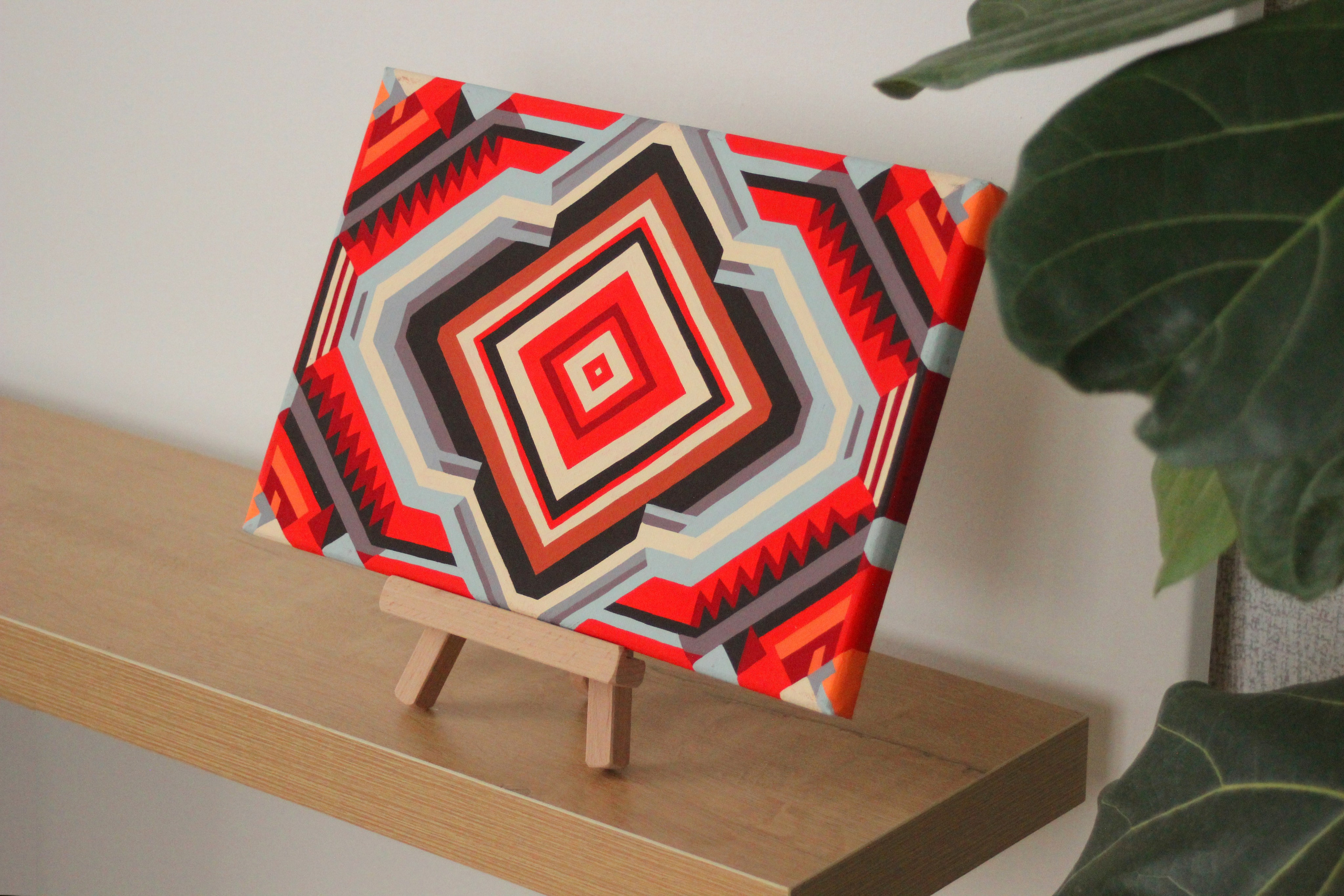 УТРО холст, темпера, гуашь 20х30 2024 г 6.000 р