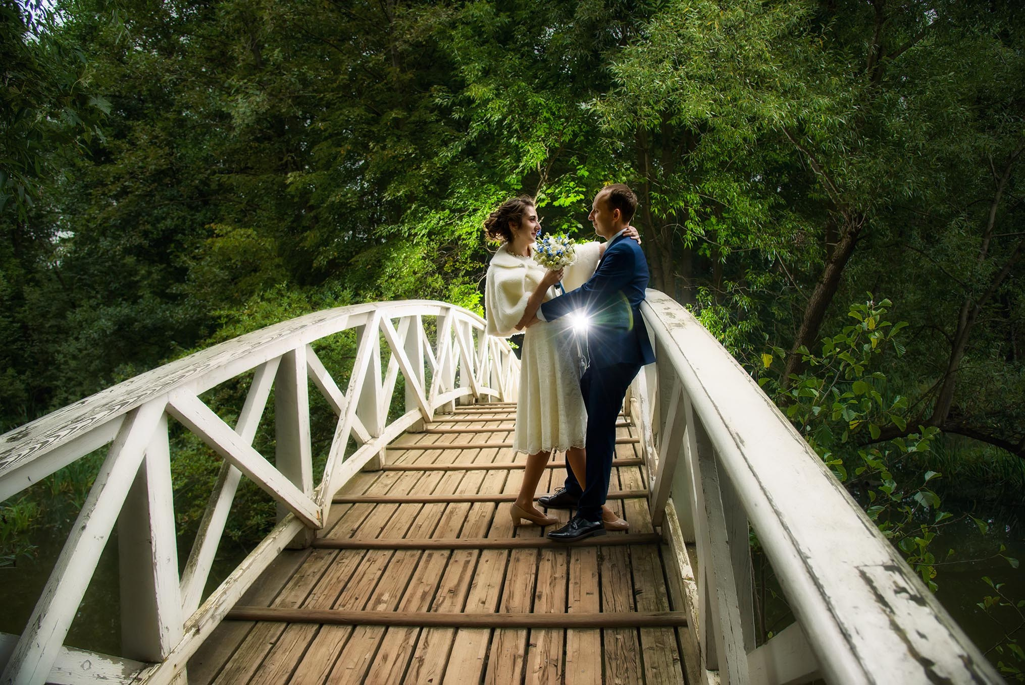 Прогулка в Остафьево, Андрей и Сабина. Фотограф Москва
