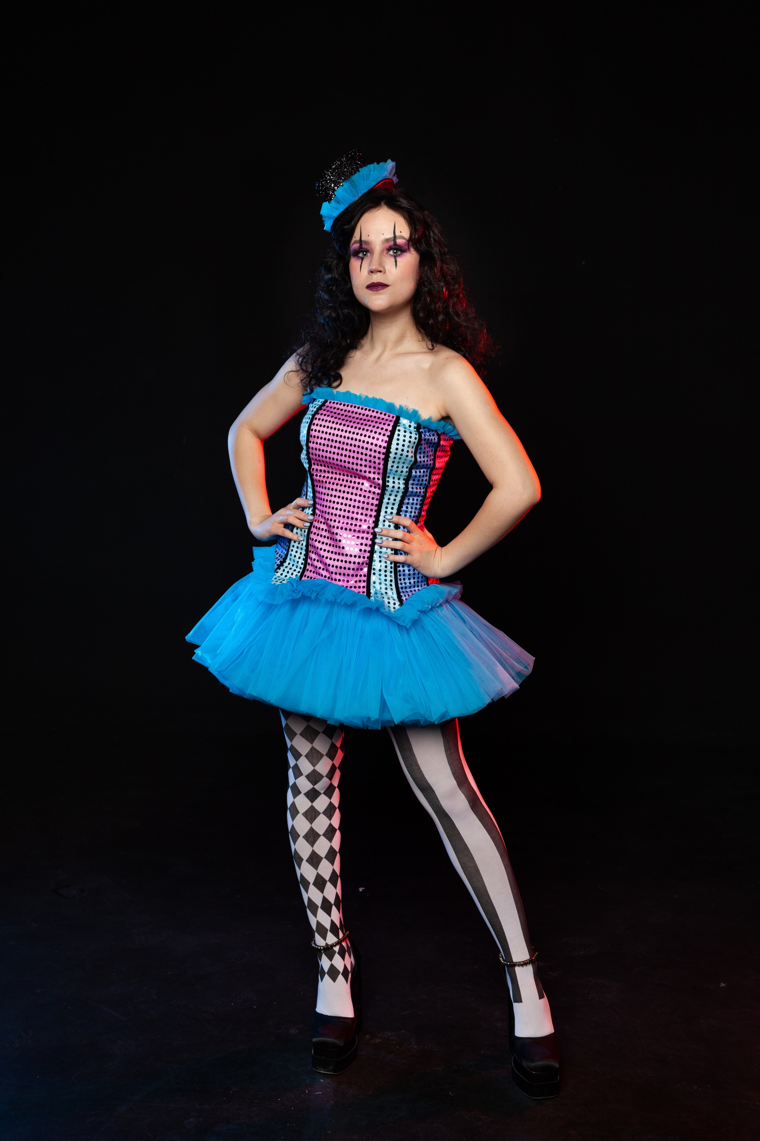 Клоуны — съемка афиши. Двойняшки-фотографы Анна и Анастасия в Санкт-Петербурге