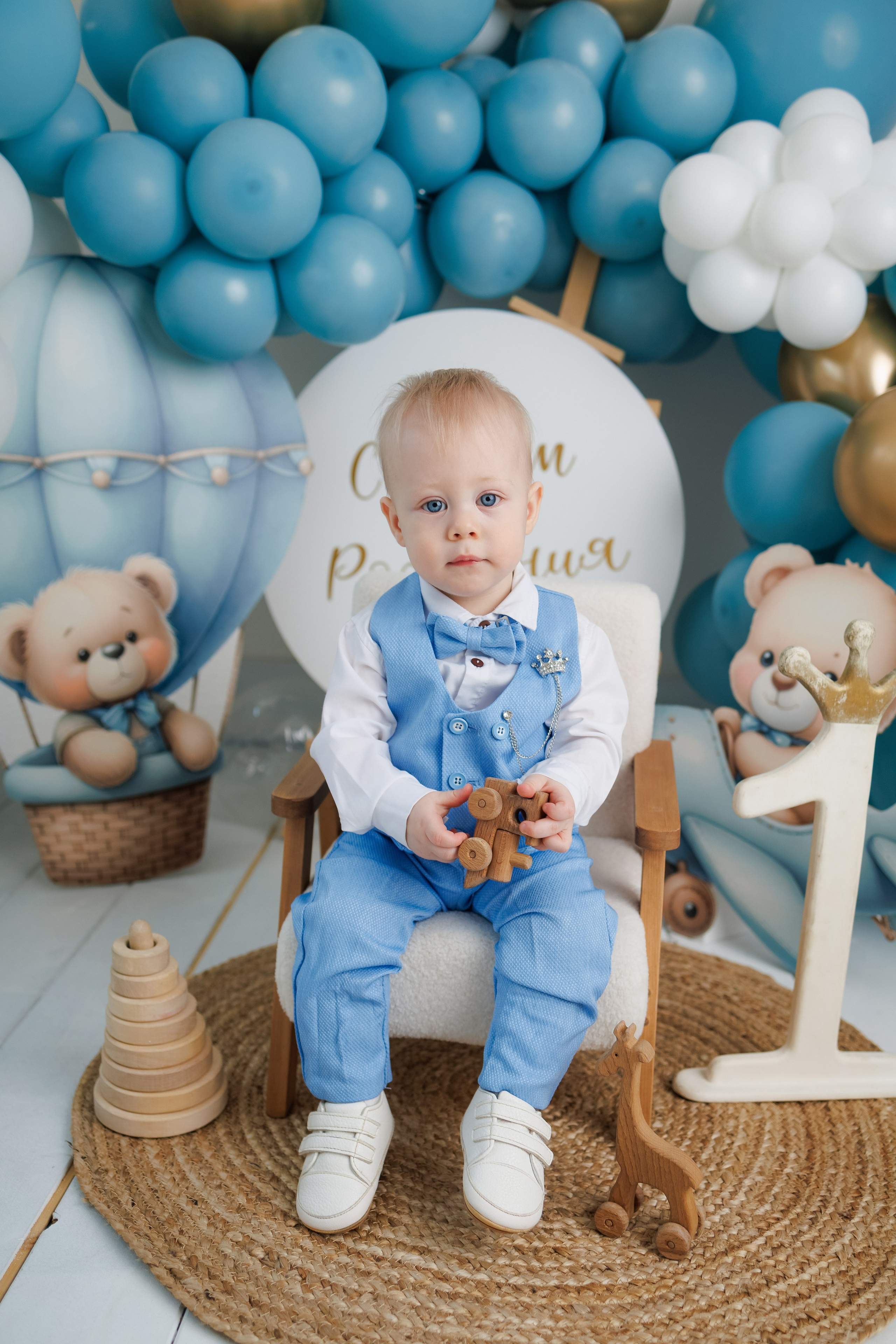Сашеньке 1 годик. Фотограф новорожденный малышей Новосибирск