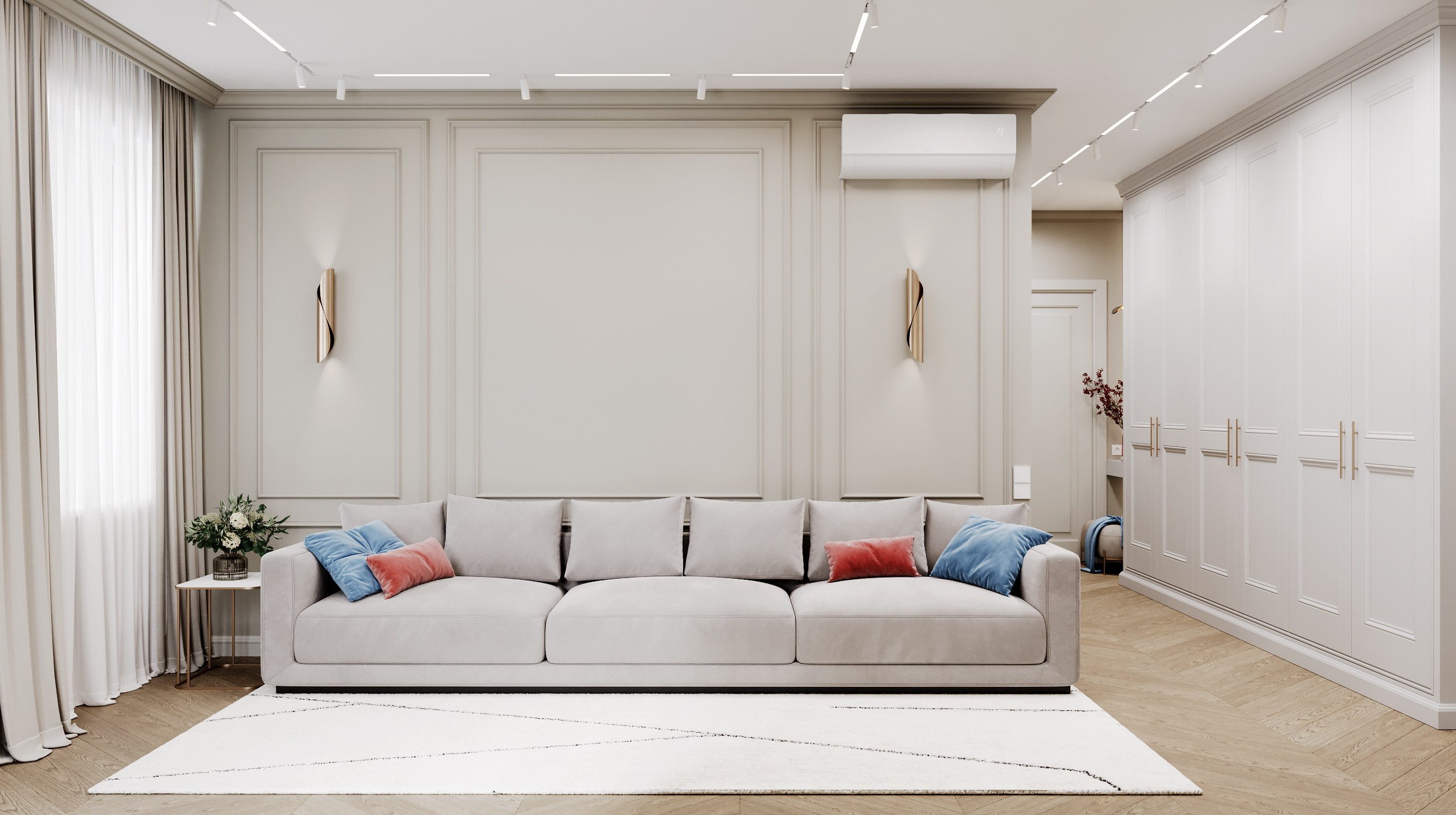 Color Classic. Дизайн интерьера | 3D визуализация | Миланская Марина