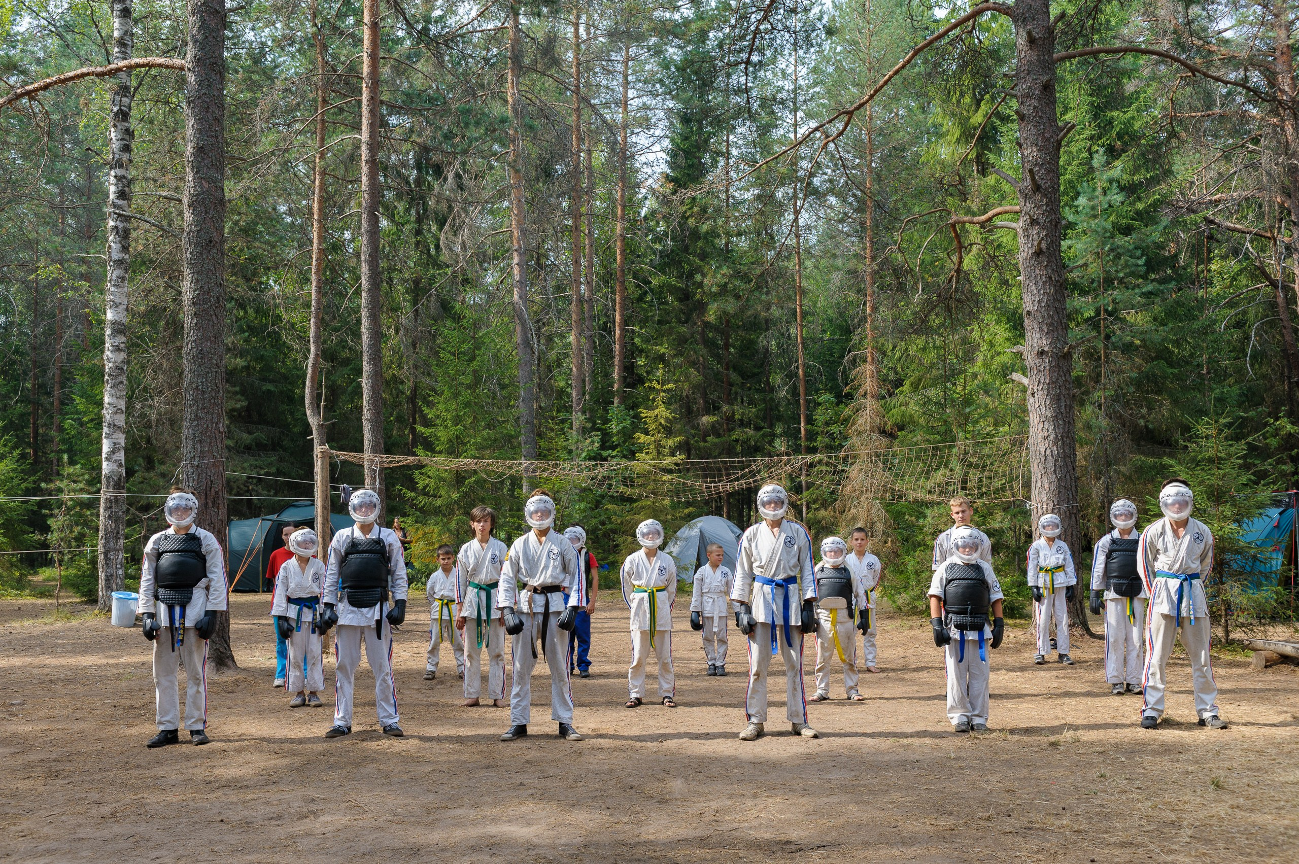 Летние тренировочные боры Школы Боевых Искусств «МОН», Валдай 2010 г. тренировки