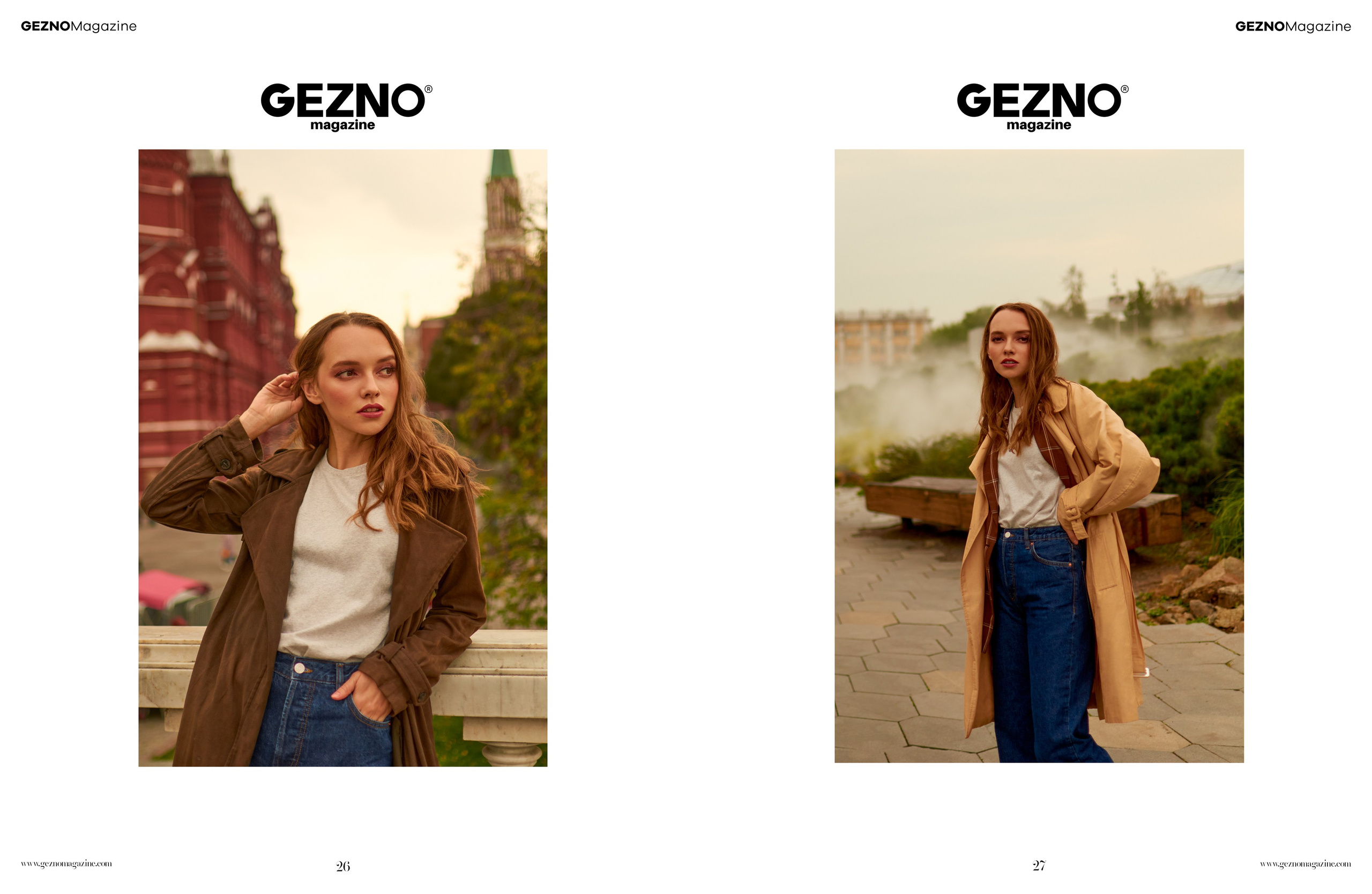 Съемка в журнале Genzo. Коммерческий фешн и бьюти фотограф в Москве Березина Анна