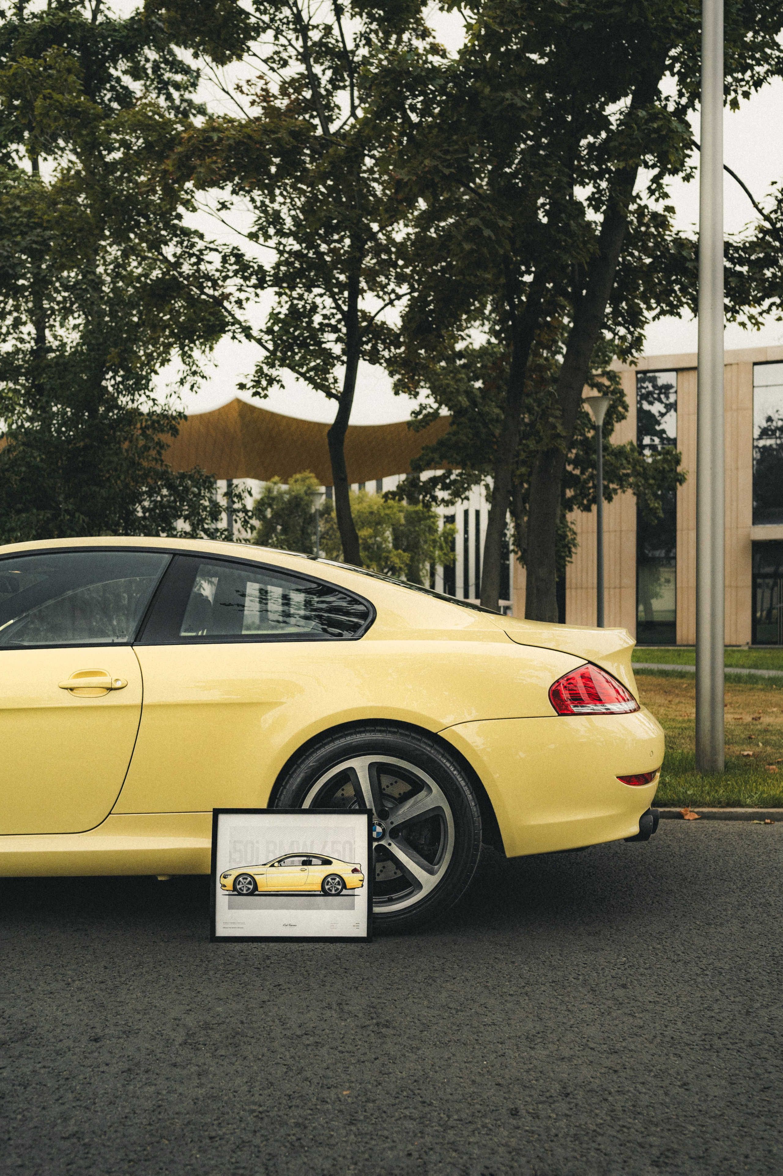 BMW 650i (Dakar Yellow). Фотограф Илья К. в Москве