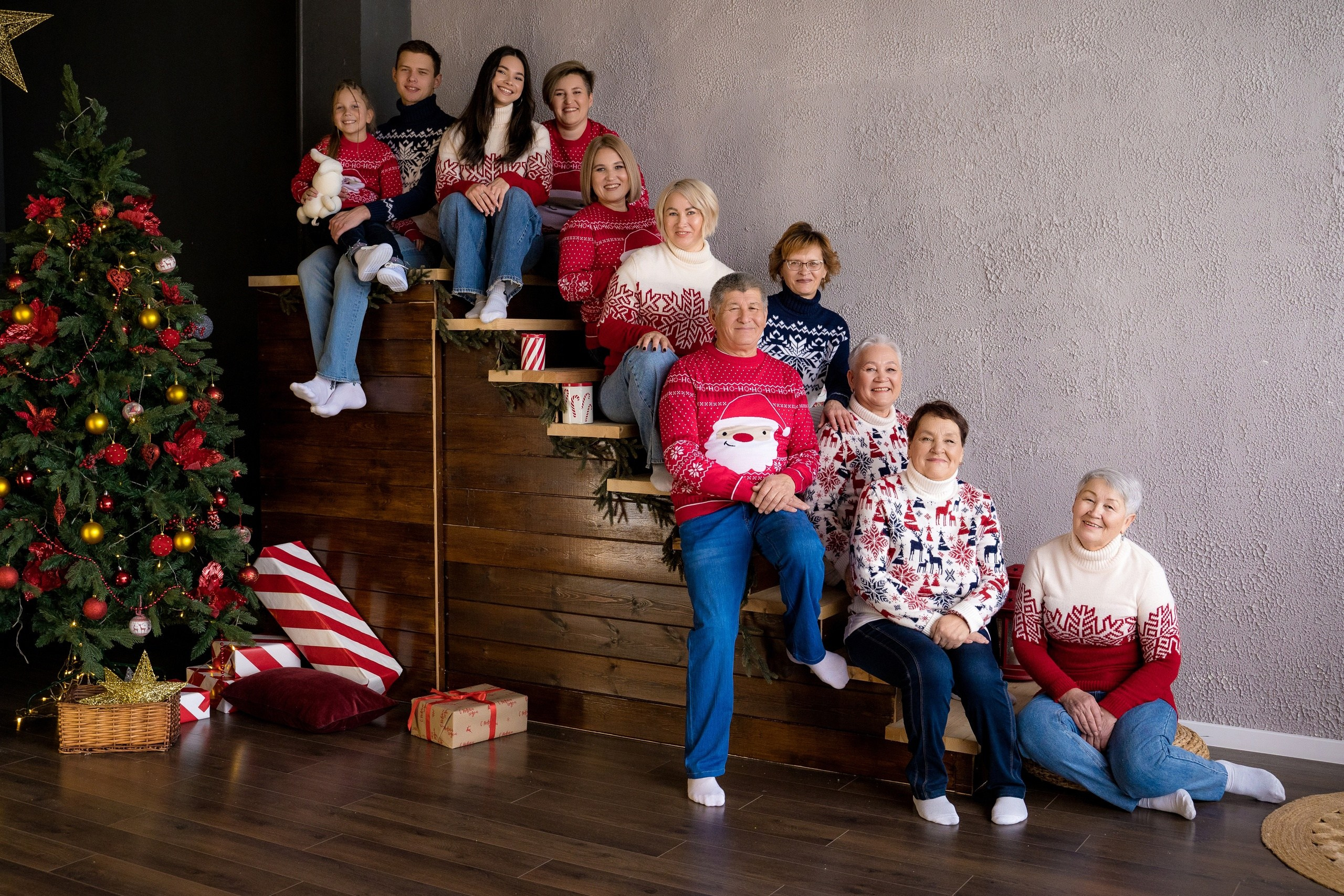 Комплекты Family look. Фотостудия Малина в городе Улан-Удэ. Фотограф Ирина Жарникова