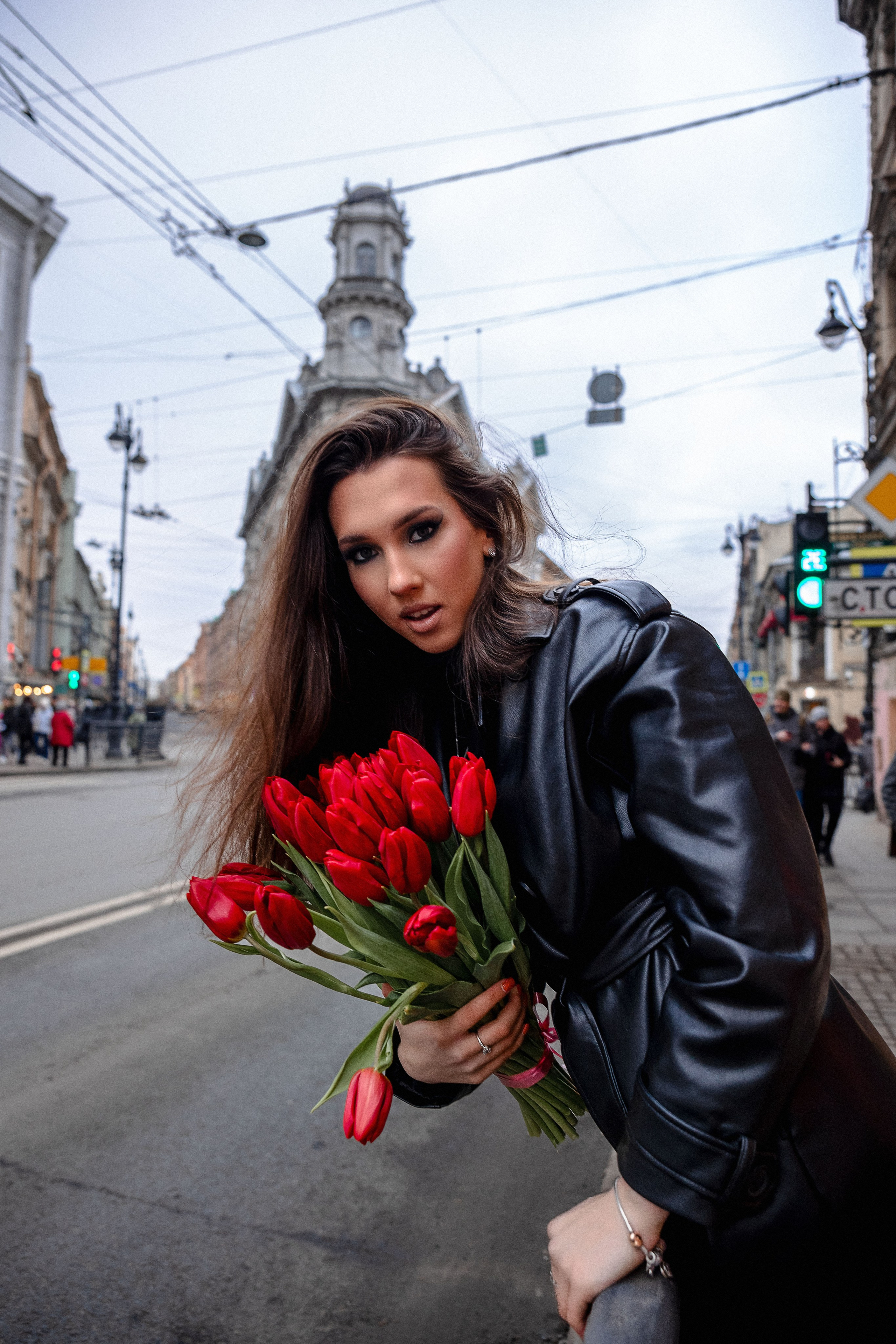 Ольга первая весенняя прогулка. Катерина Растокина фотограф в Санкт-Петербурге