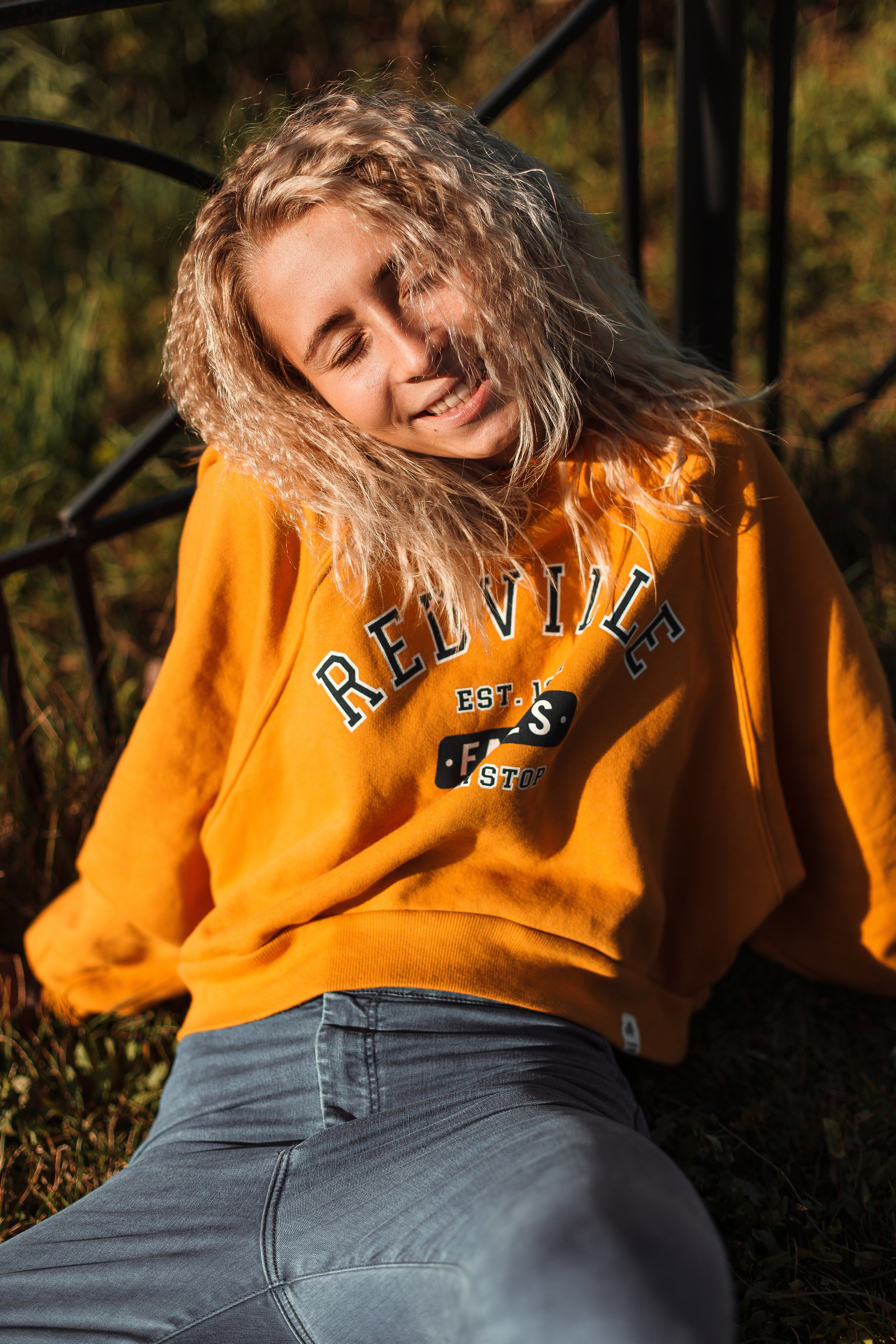 Даша и тележка. Фотограф Анастасия Кулешова