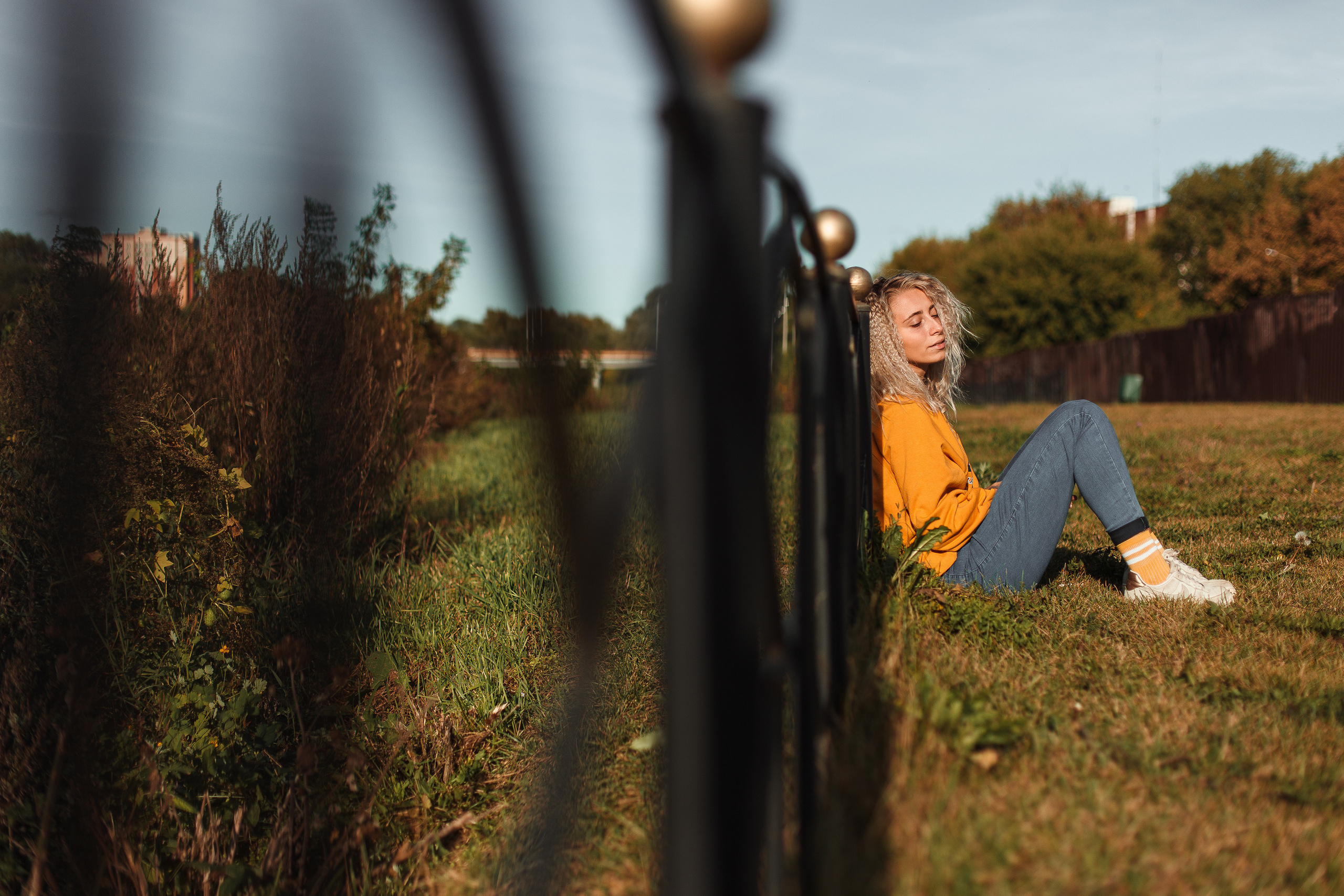 Даша и тележка. Фотограф Анастасия Кулешова