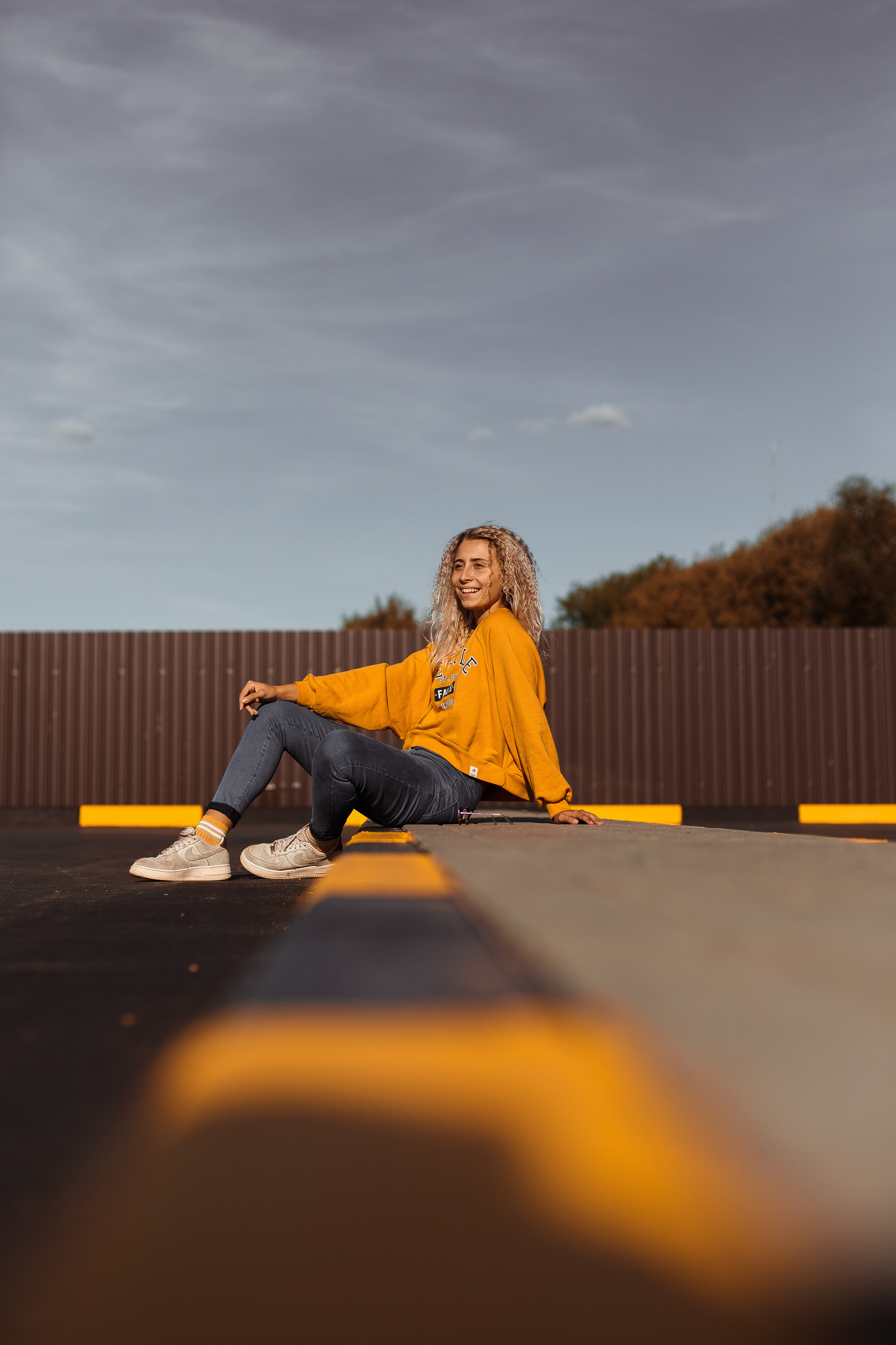 Даша и тележка. Фотограф Анастасия Кулешова