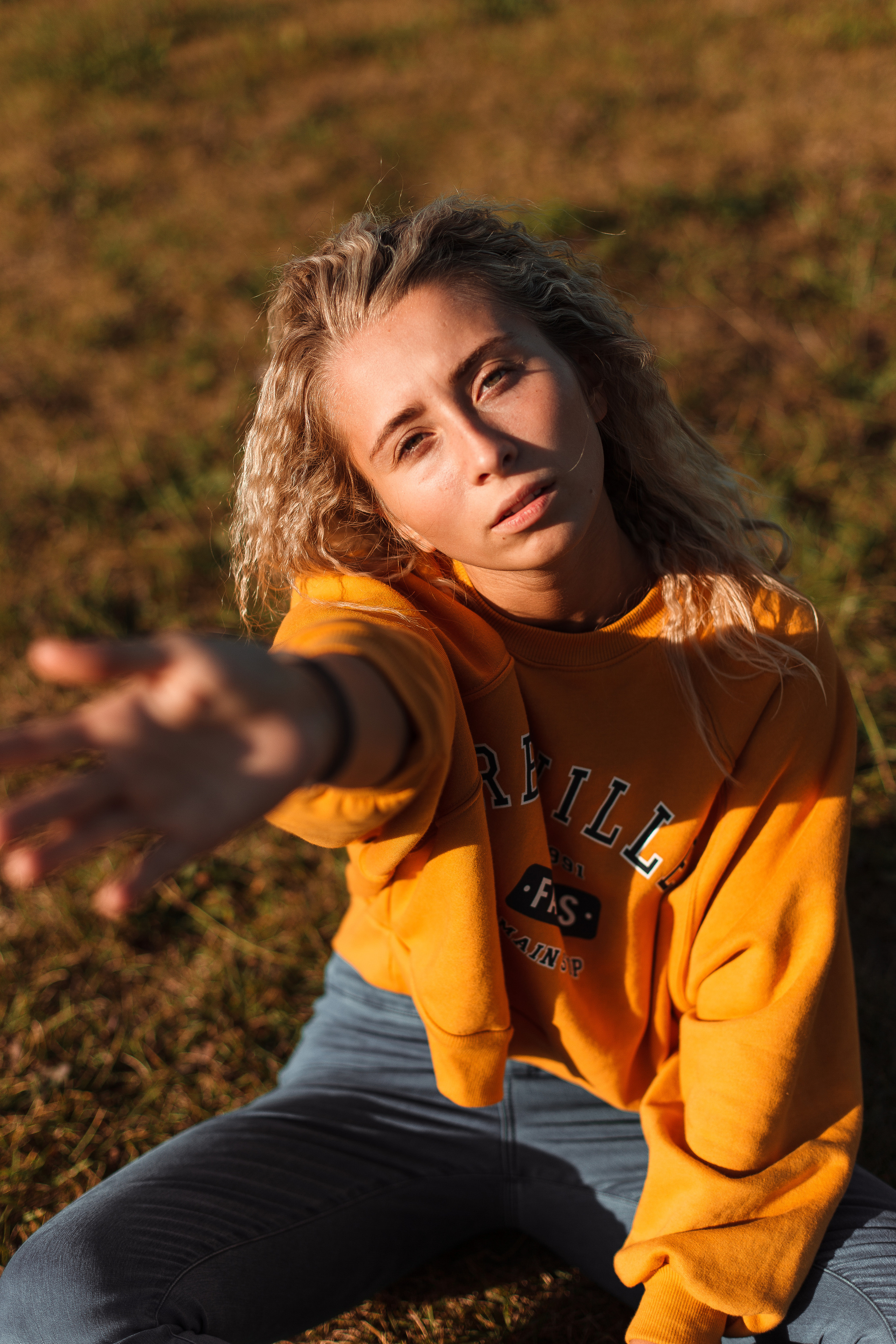 Даша и тележка. Фотограф Анастасия Кулешова