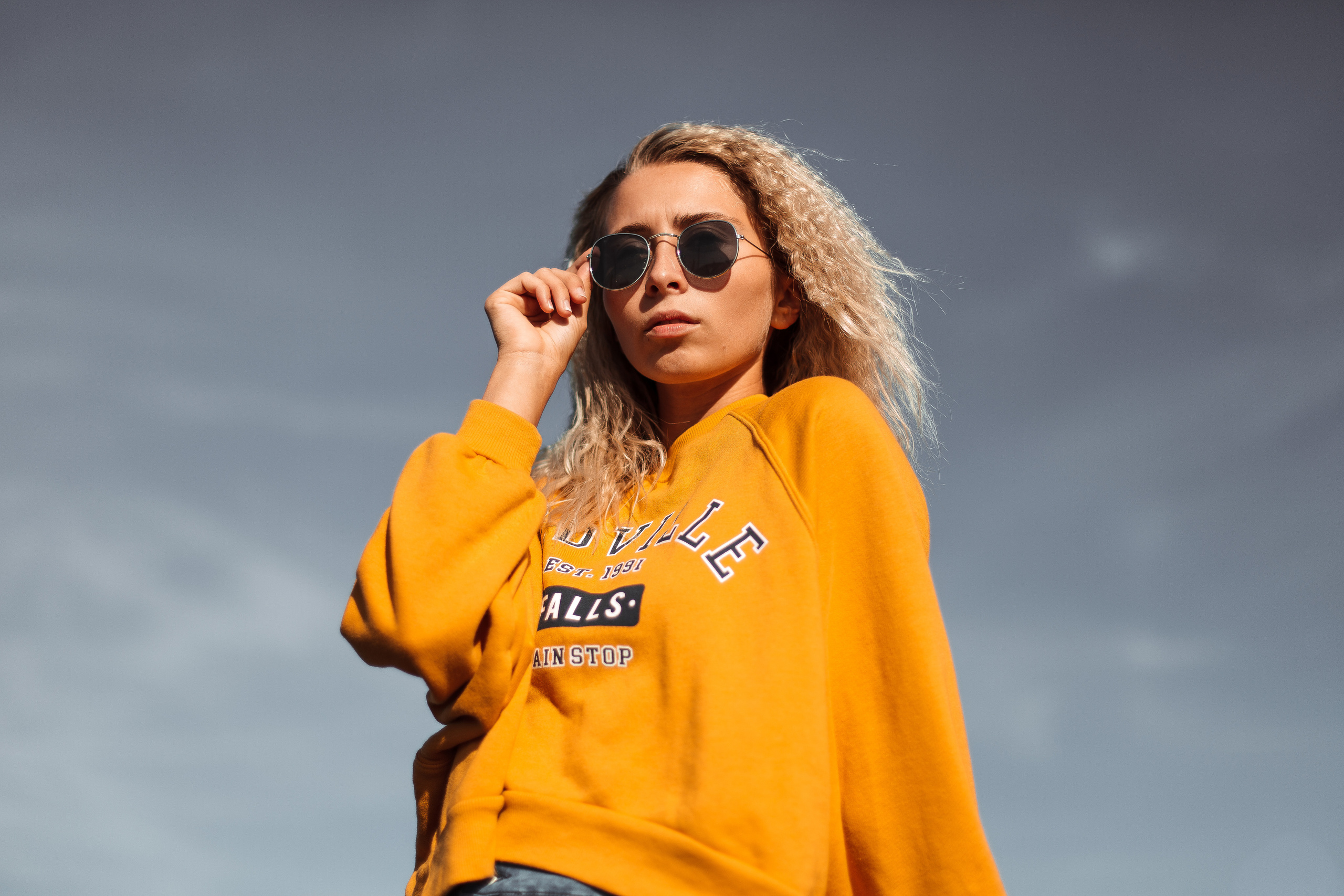 Даша и тележка. Фотограф Анастасия Кулешова