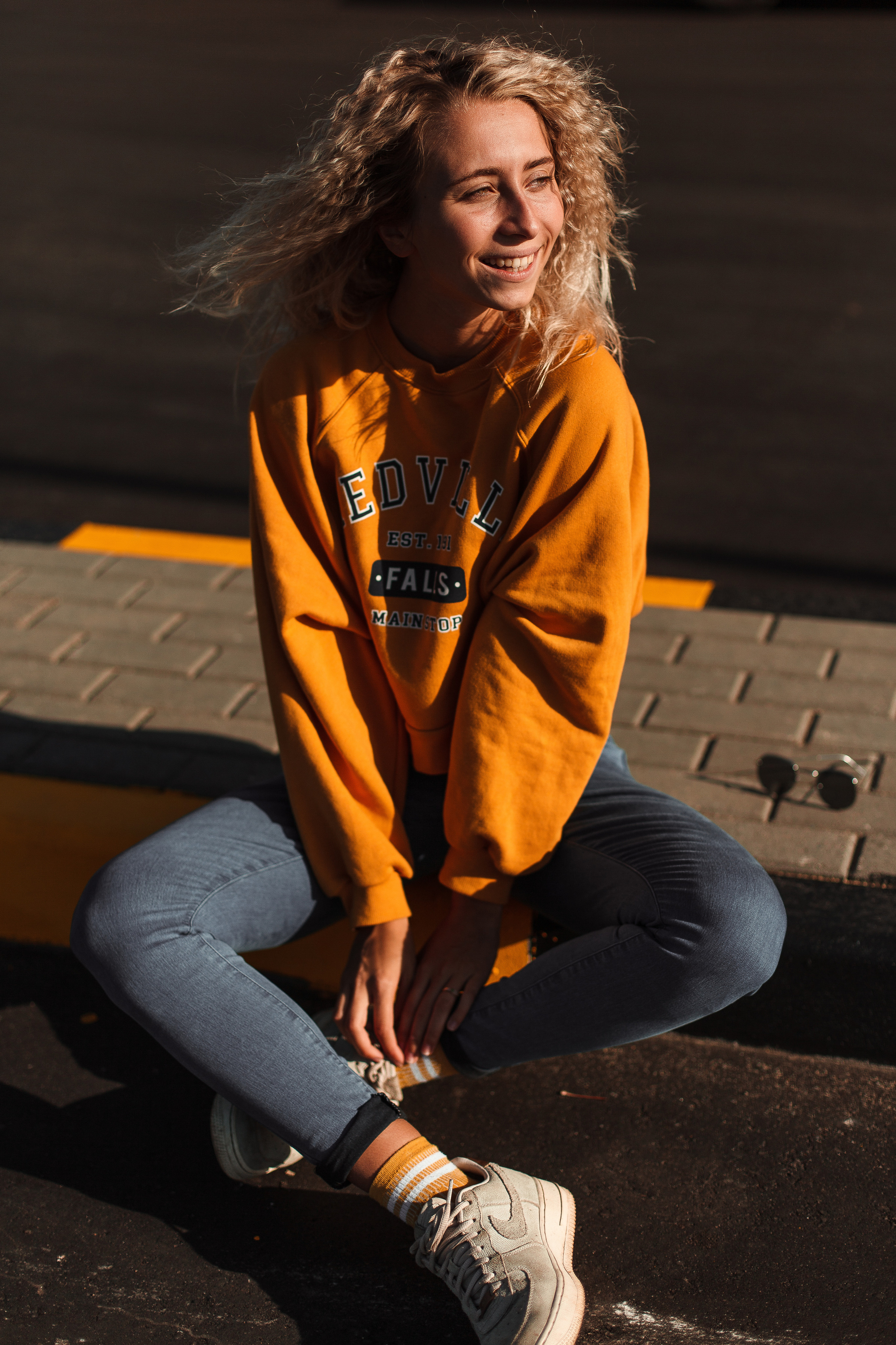 Даша и тележка. Фотограф Анастасия Кулешова