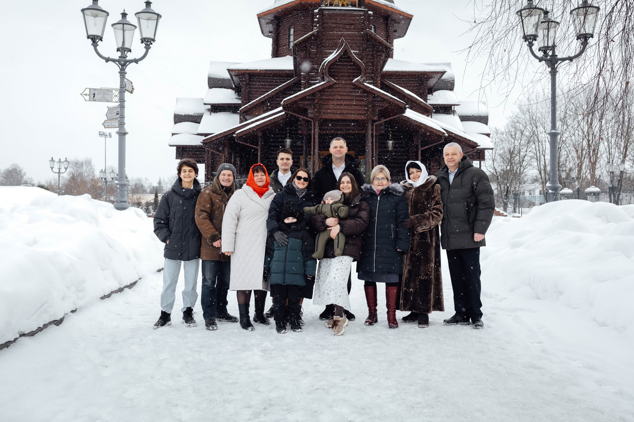 Крещение Матвея, храм Святой Троицы, декабрь 2025