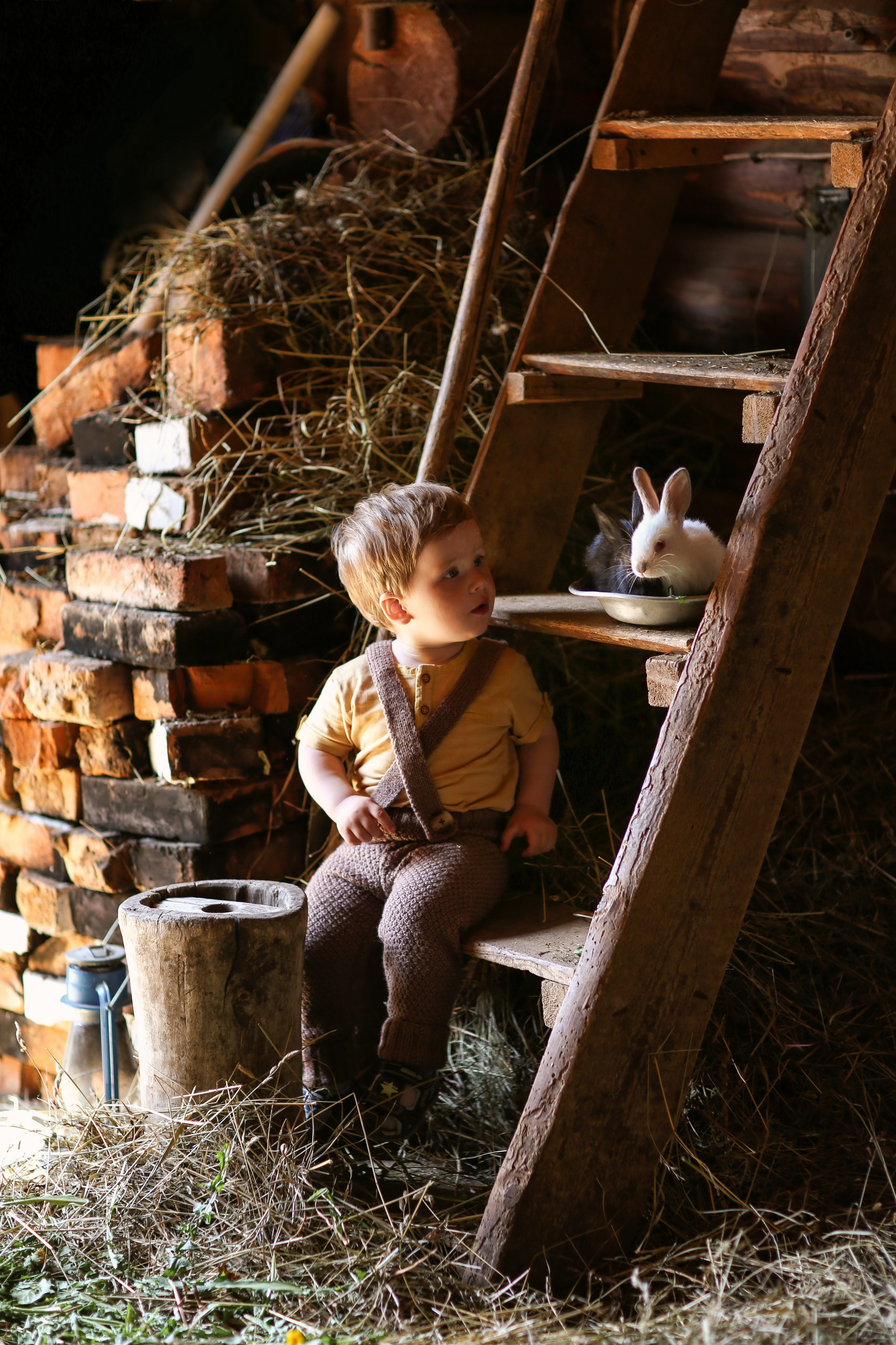 Андрей и зайчата. Фотограф Анастасия Галкина в Кудымкаре