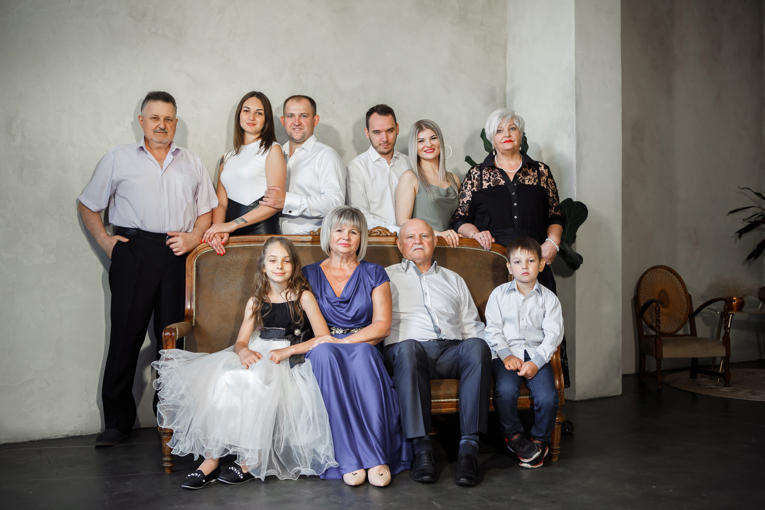 Очень большая семья, личные и парные портреты. Свадебный и портретный Фотограф в Липецке Дмитрий Котюков