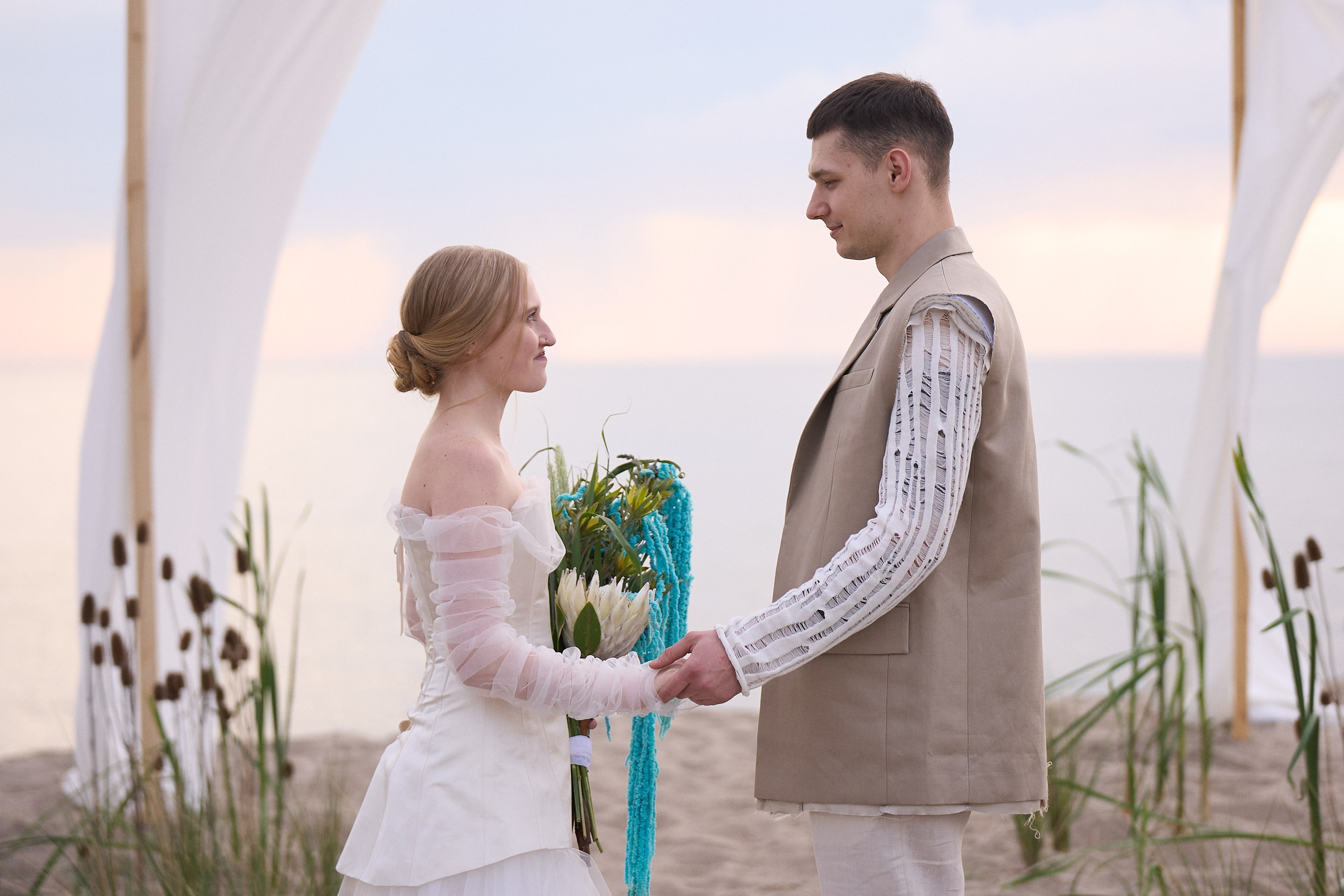 Янтарная свадьба. Калининград. Оформление свадеб, декор свадеб Вера Маркова, Москва