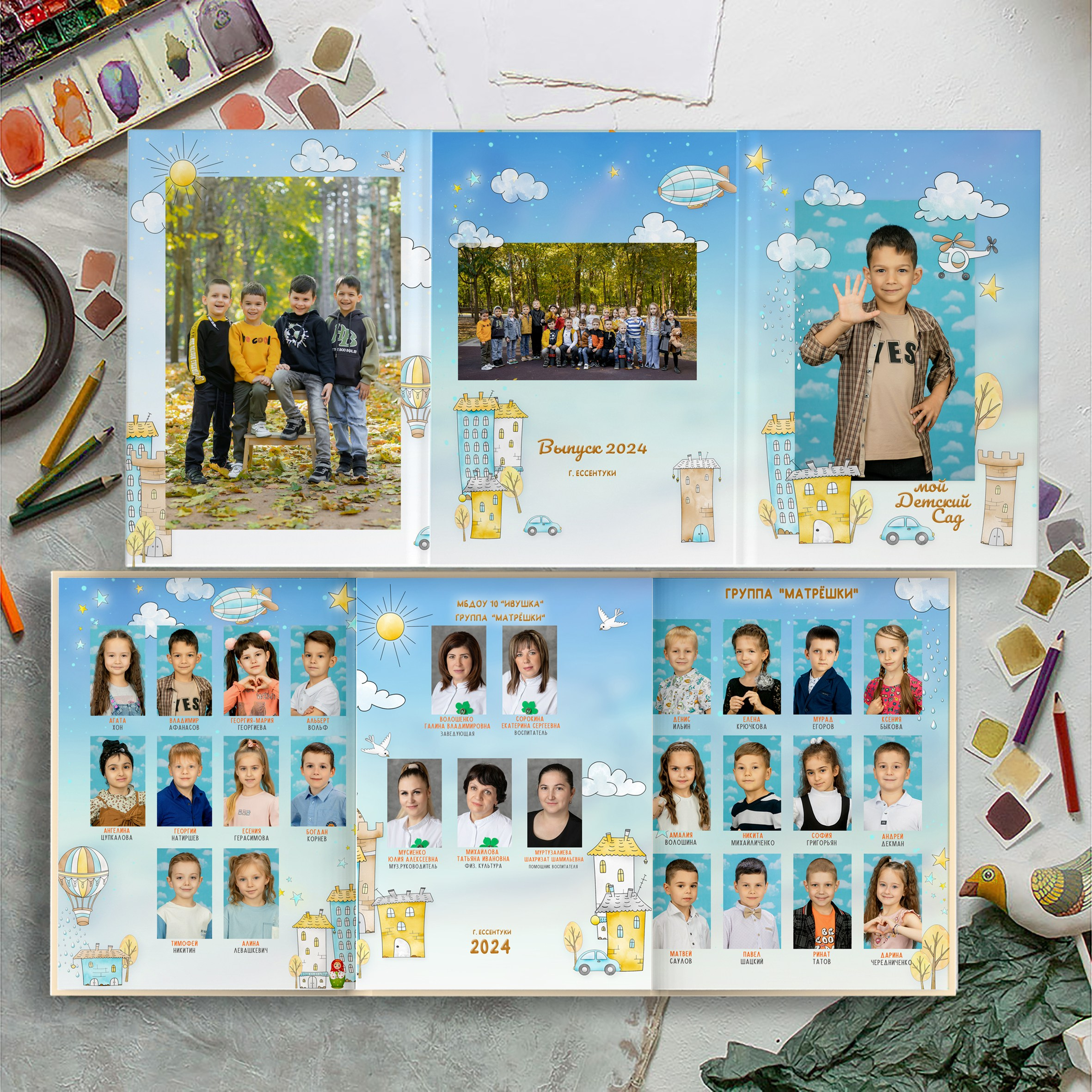 Папка Трюмо Альбом-трюмо для выпускников школы