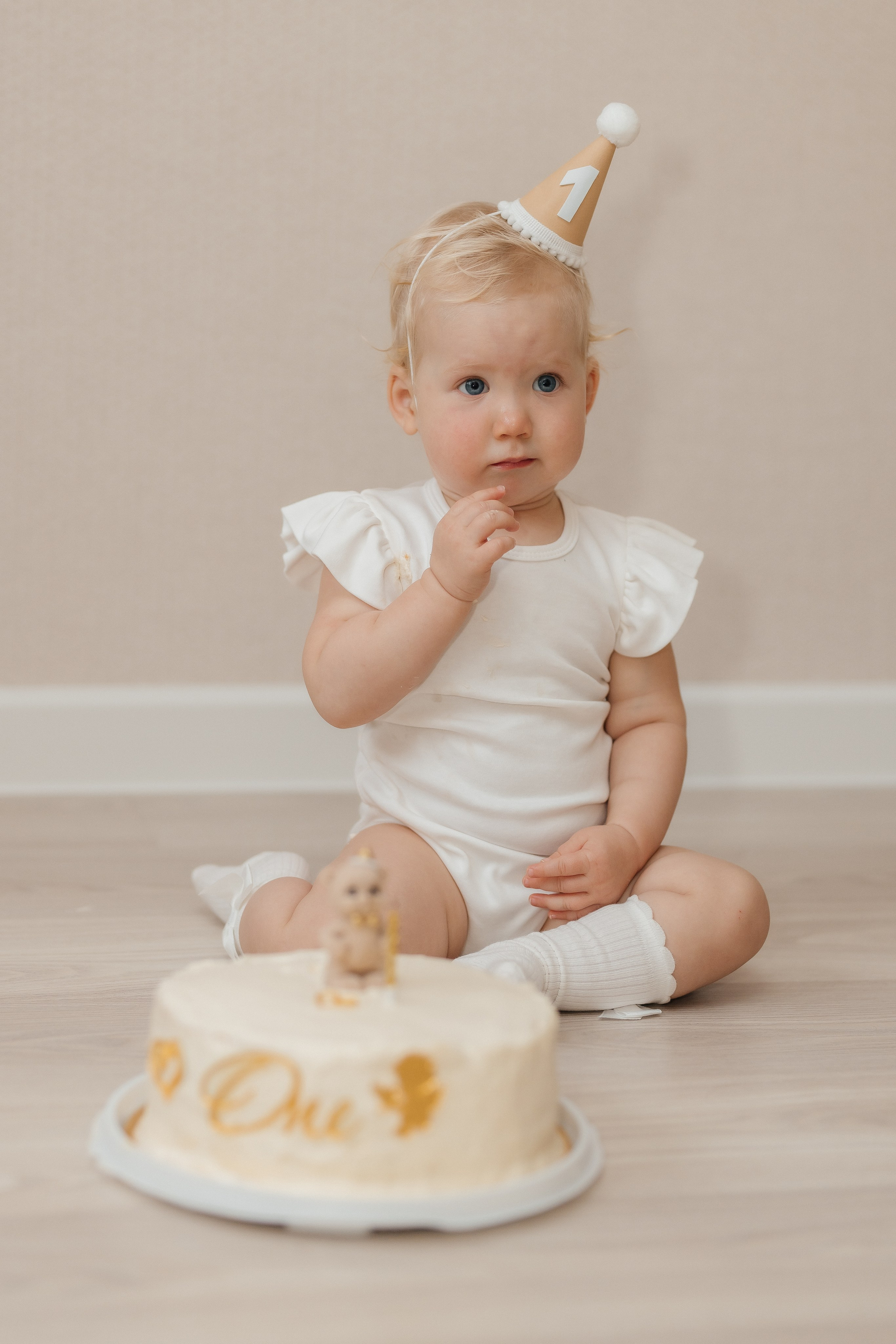 1 годик Еве (домашняя съемка). Профессиональный фотограф Кристина Искусных. Талдом- Москва