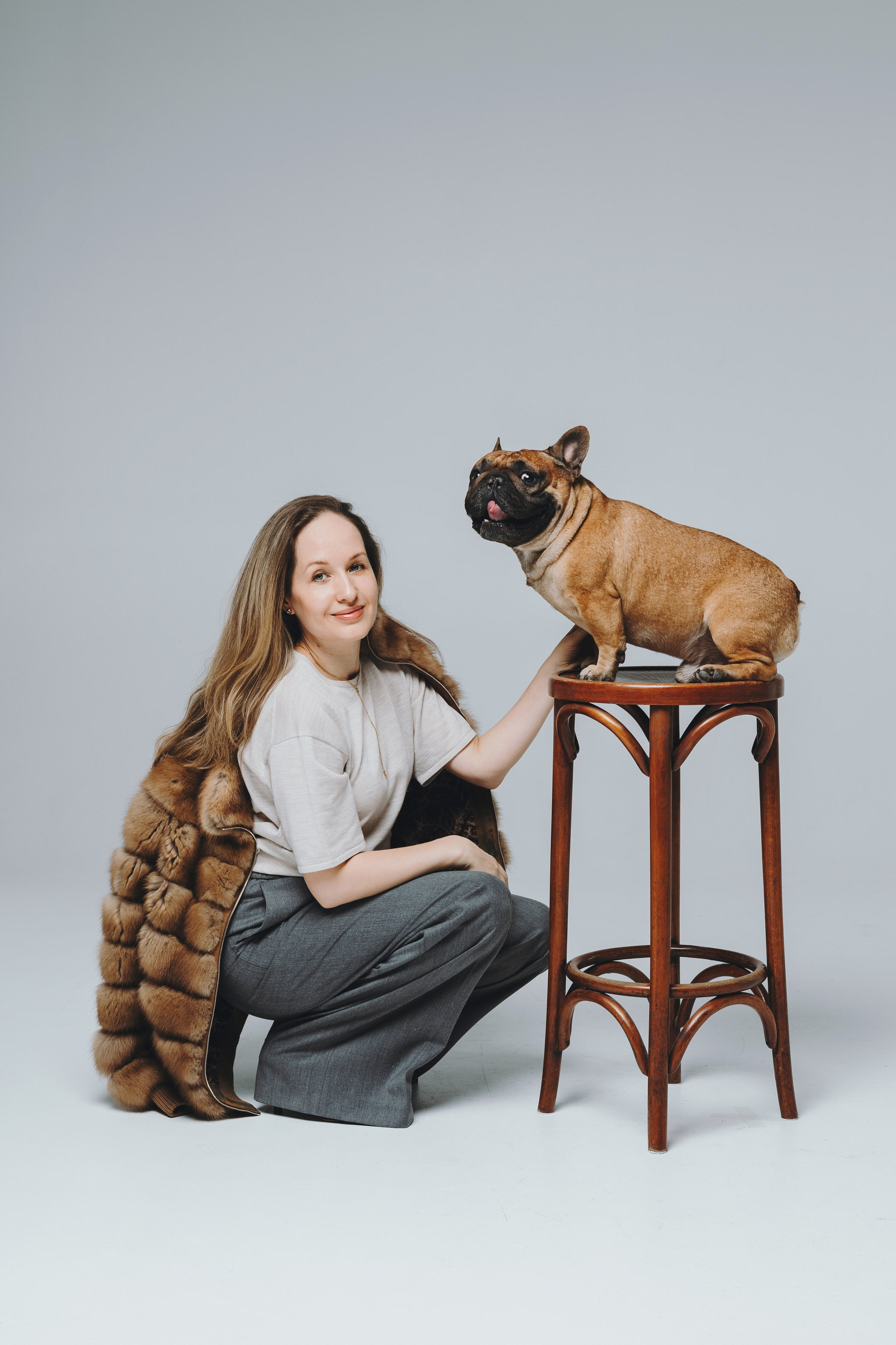 Анна, Юля, грогу и Винс. Фотограф — анималист Владивосток, Алина