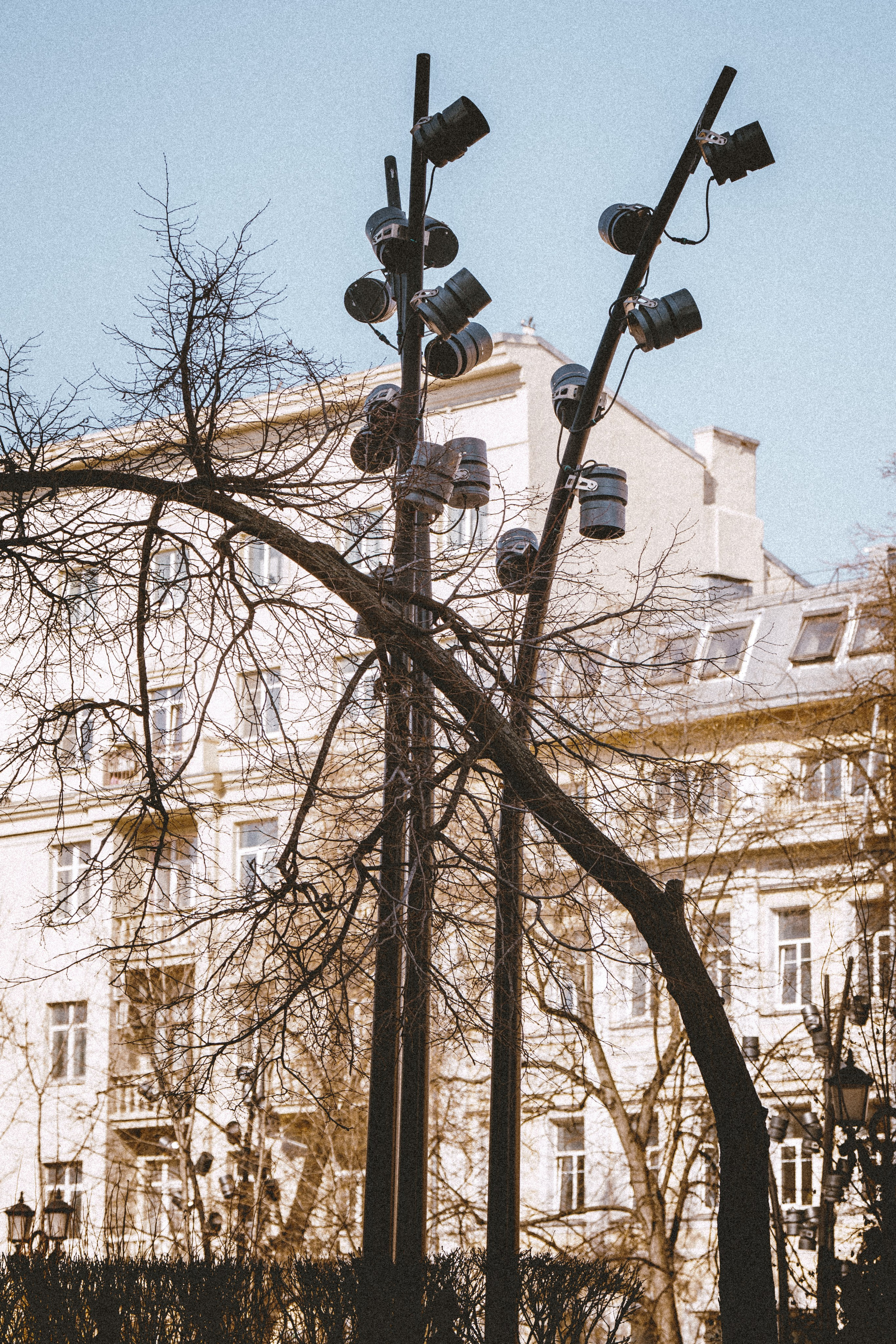 Тихие переулки на Чистых прудах. Polypolarphotography