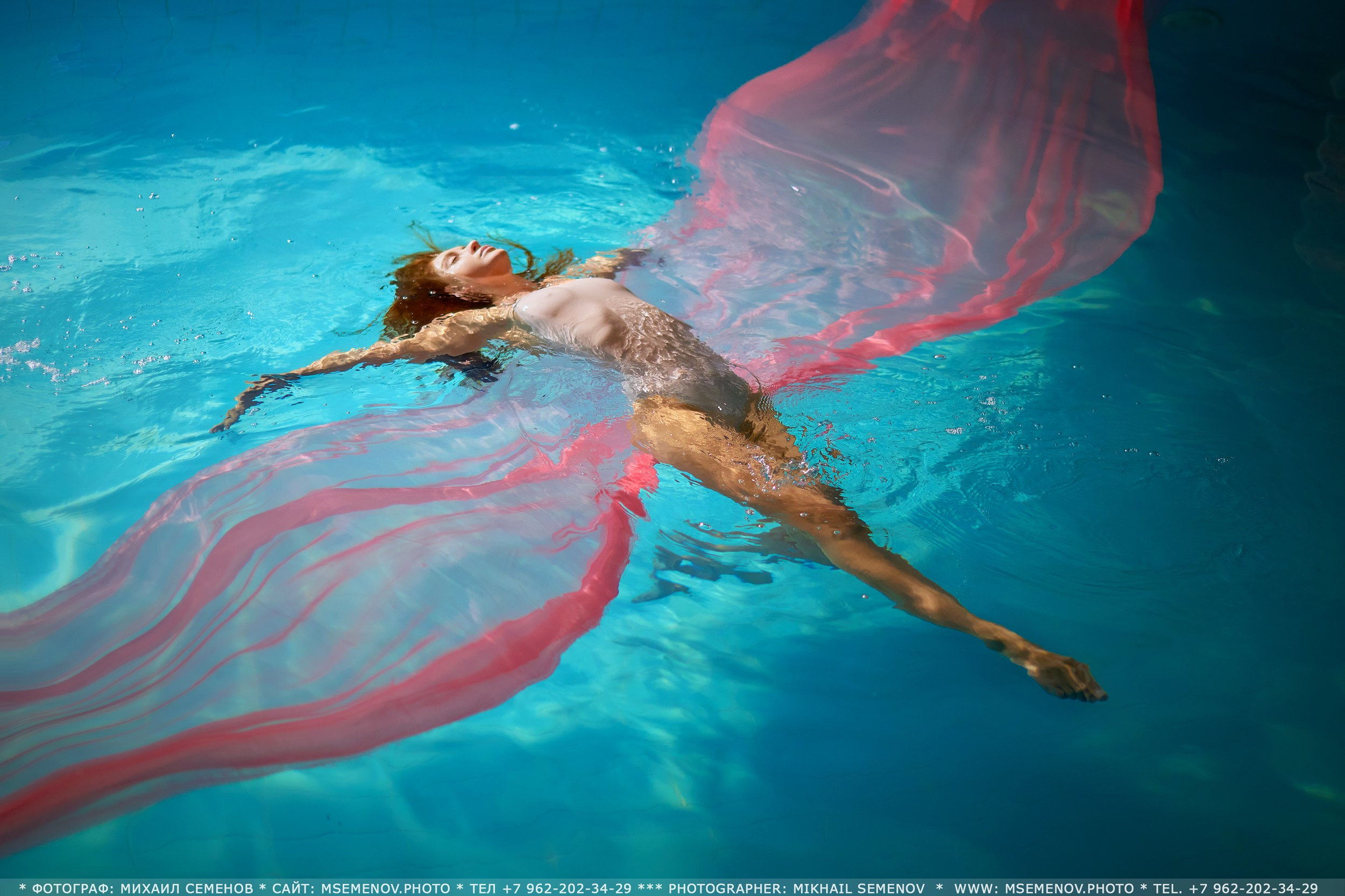 Подводная фотосессия Анжелика и Карина. Фотограф в Ярославле Михаил Семенов