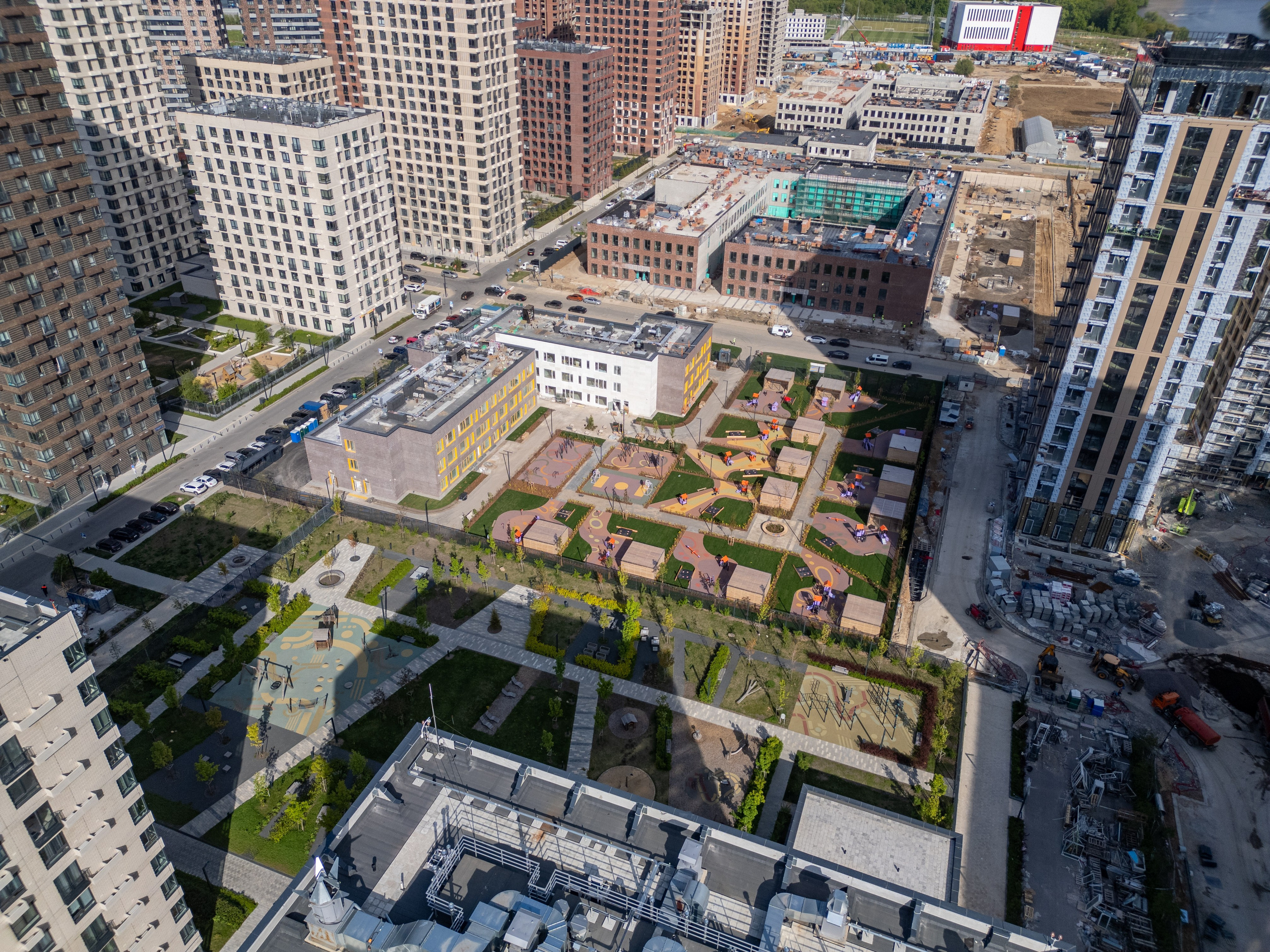 Aerial shoots in architecture. Professional photographer Alexey Nikitin in Moscow