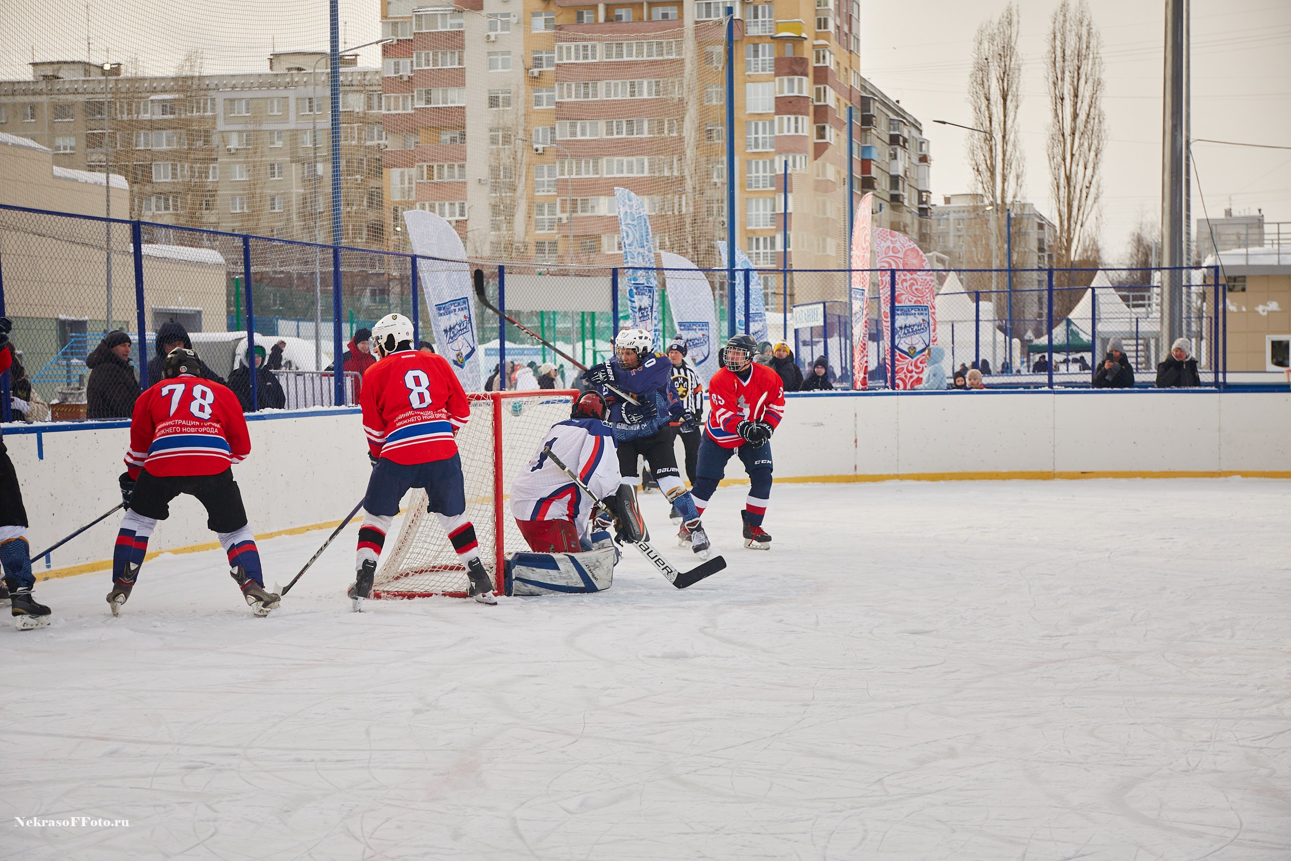 Турнир по хоккею «Русская классика» в рамках Офицерской хоккейной лиги. Спортивный фотограф Некрасов Денис