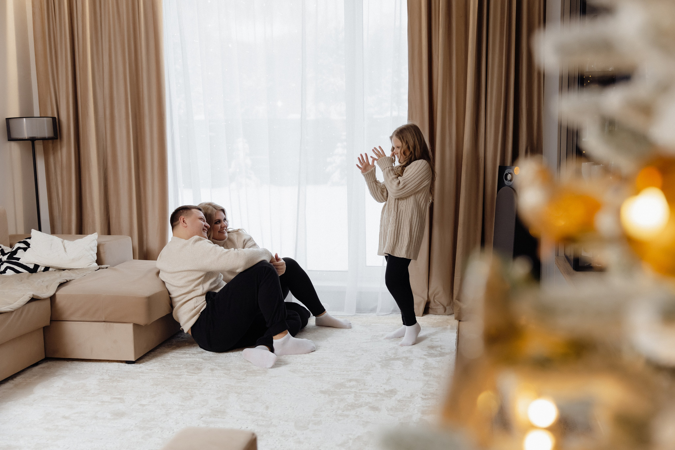 Домашняя новогодняя. Семейный и свадебный фотограф в Челябинске Мария Леонтьева